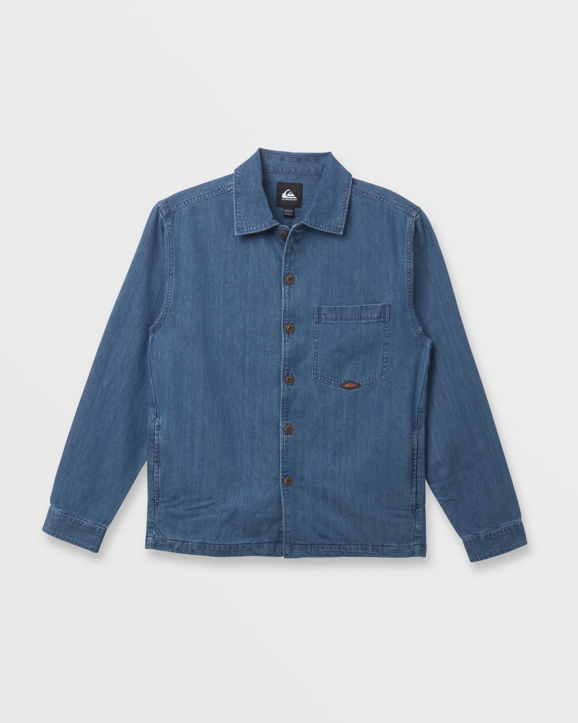 Denim Over Shirt - Light Indigo - Image 5