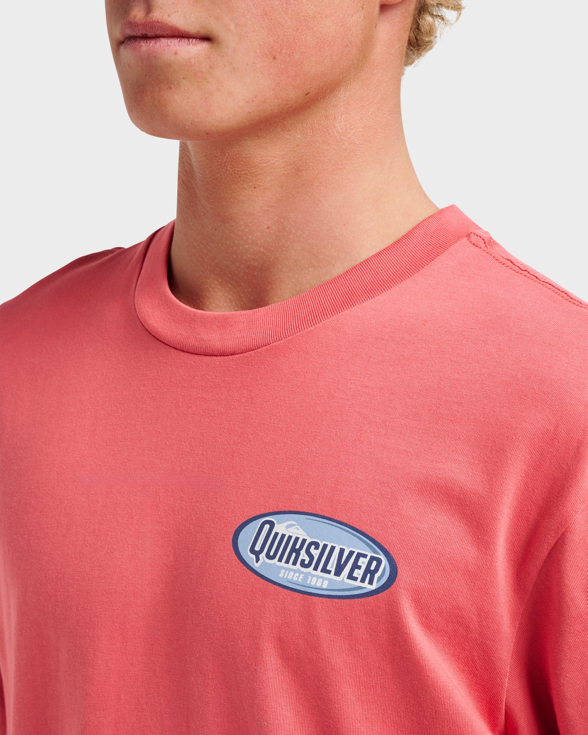 Cresent Speed Classic T-shirt - Mineral Red - Image 4