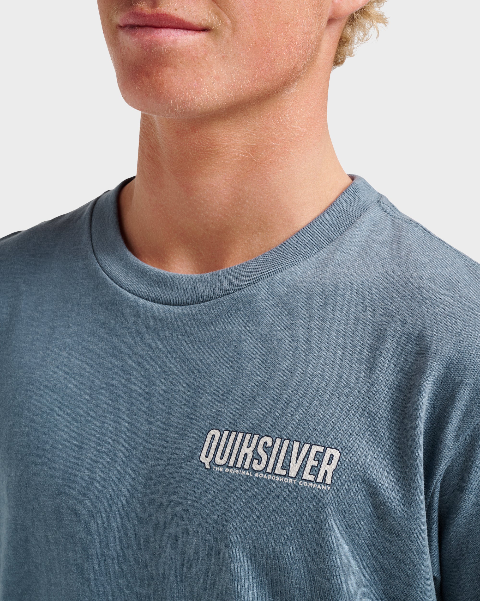 Ride Side Up Classic T-shirt - China Blue Heather - Image 4