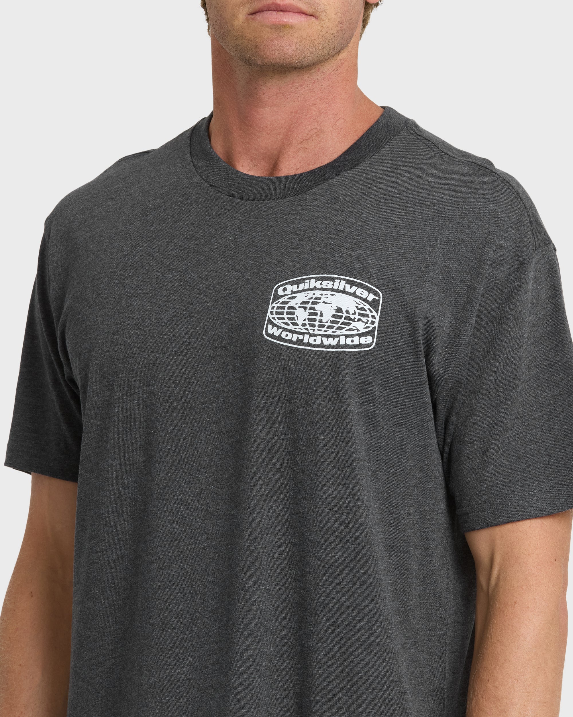 Global Local Classic T-shirt - Charcoal Heather - Image 5