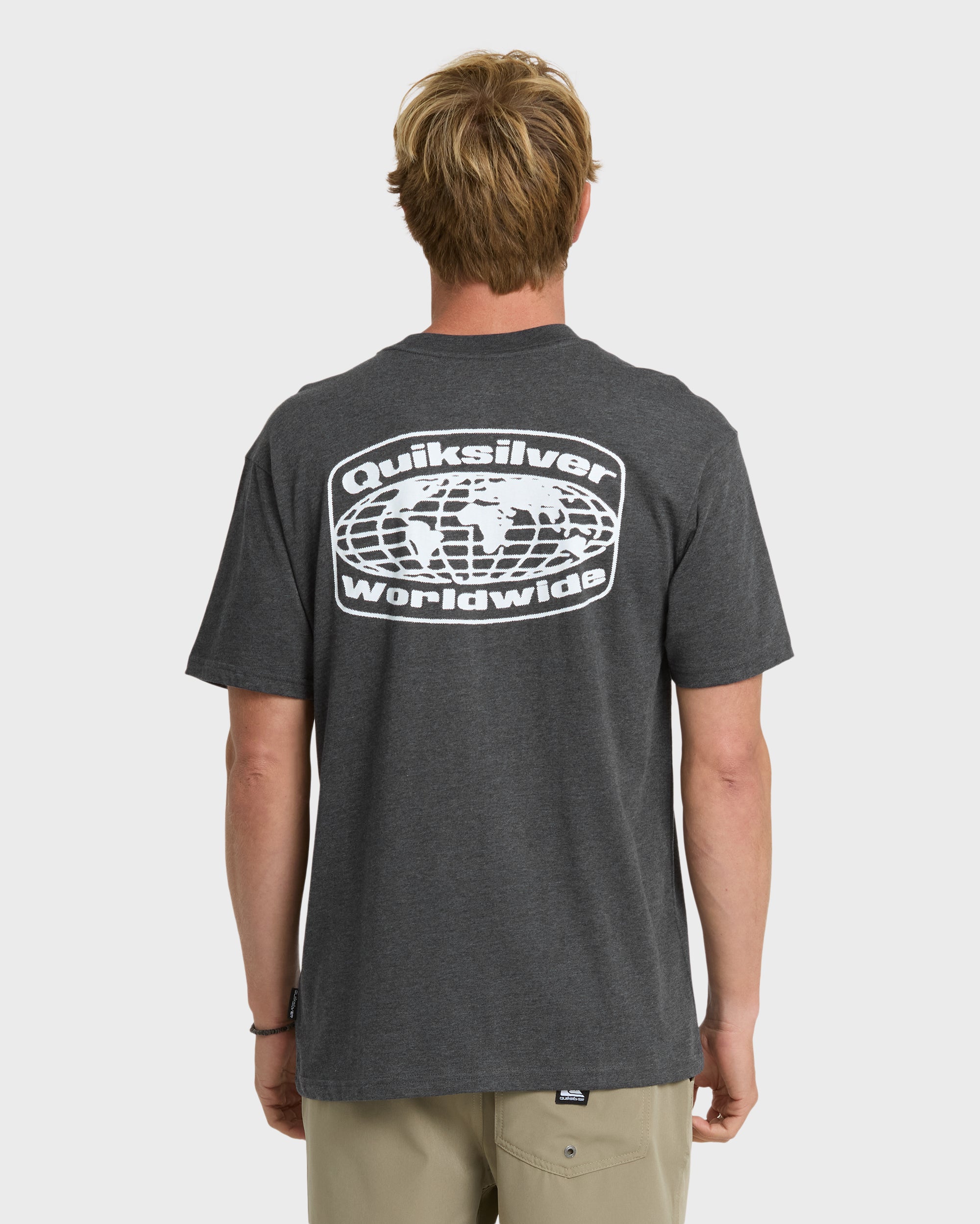 Global Local Classic T-shirt - Charcoal Heather - Image 2