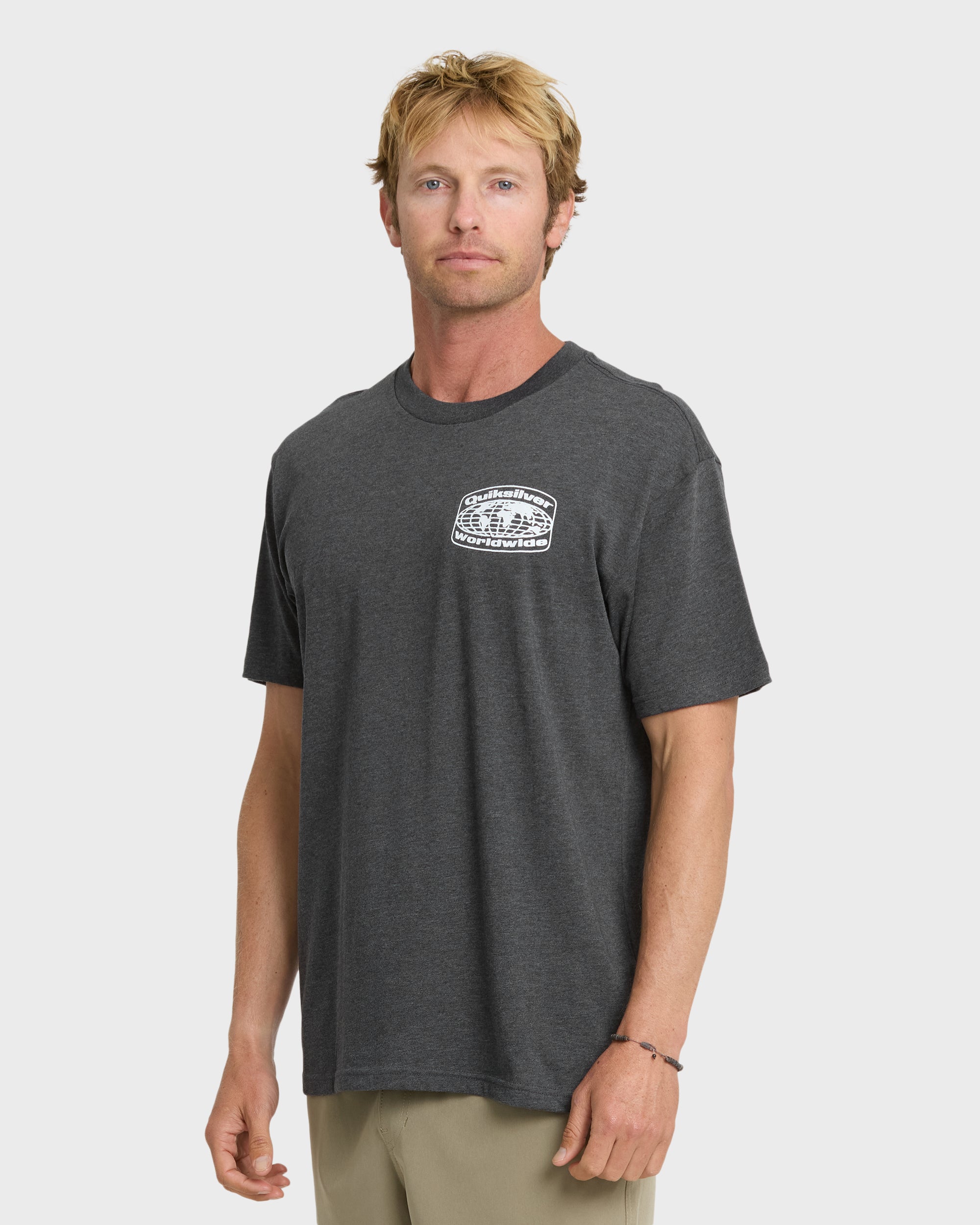 Global Local Classic T-shirt - Charcoal Heather - Image 4