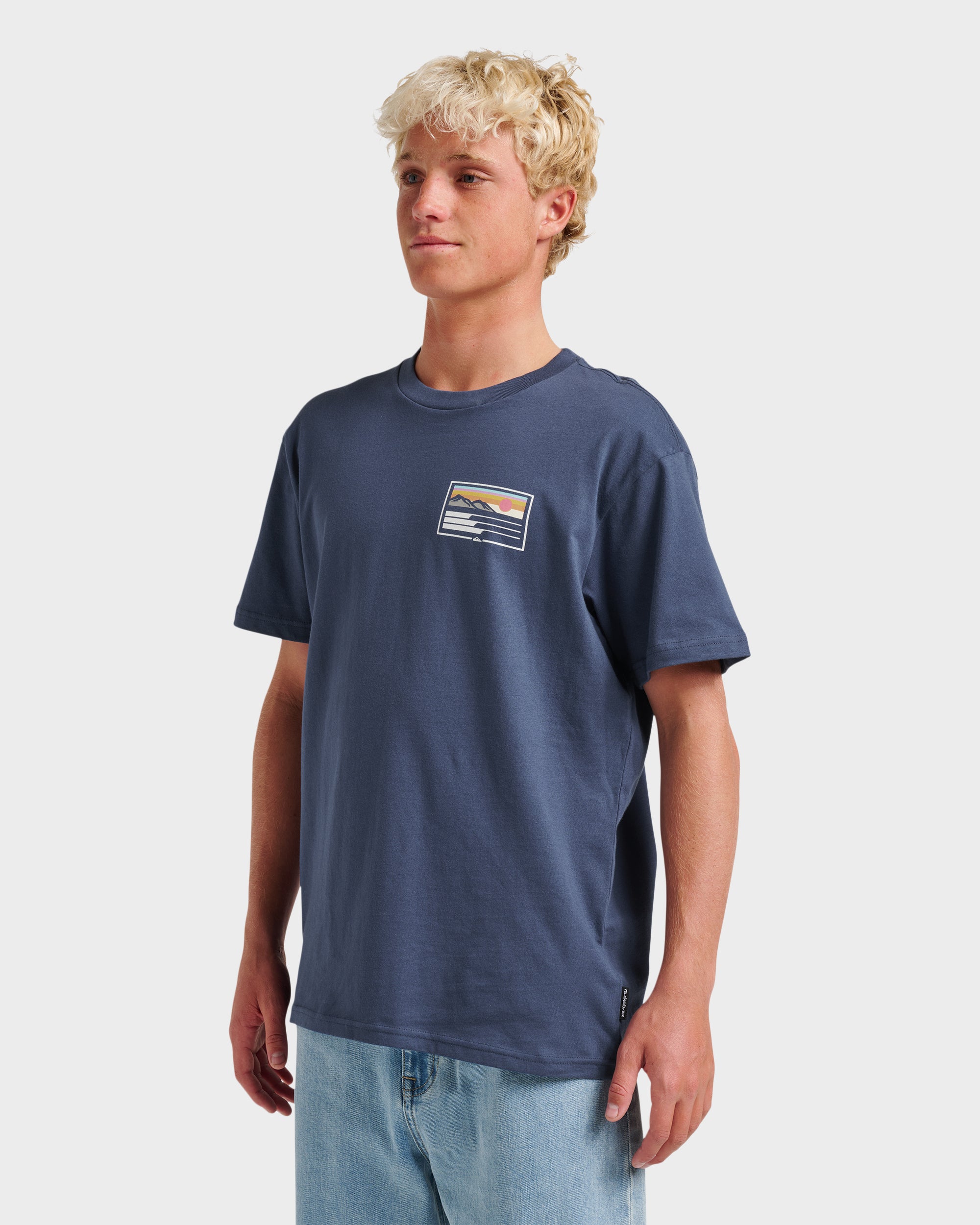 Coastal Vibes Classic T-shirt - Navy - Image 3