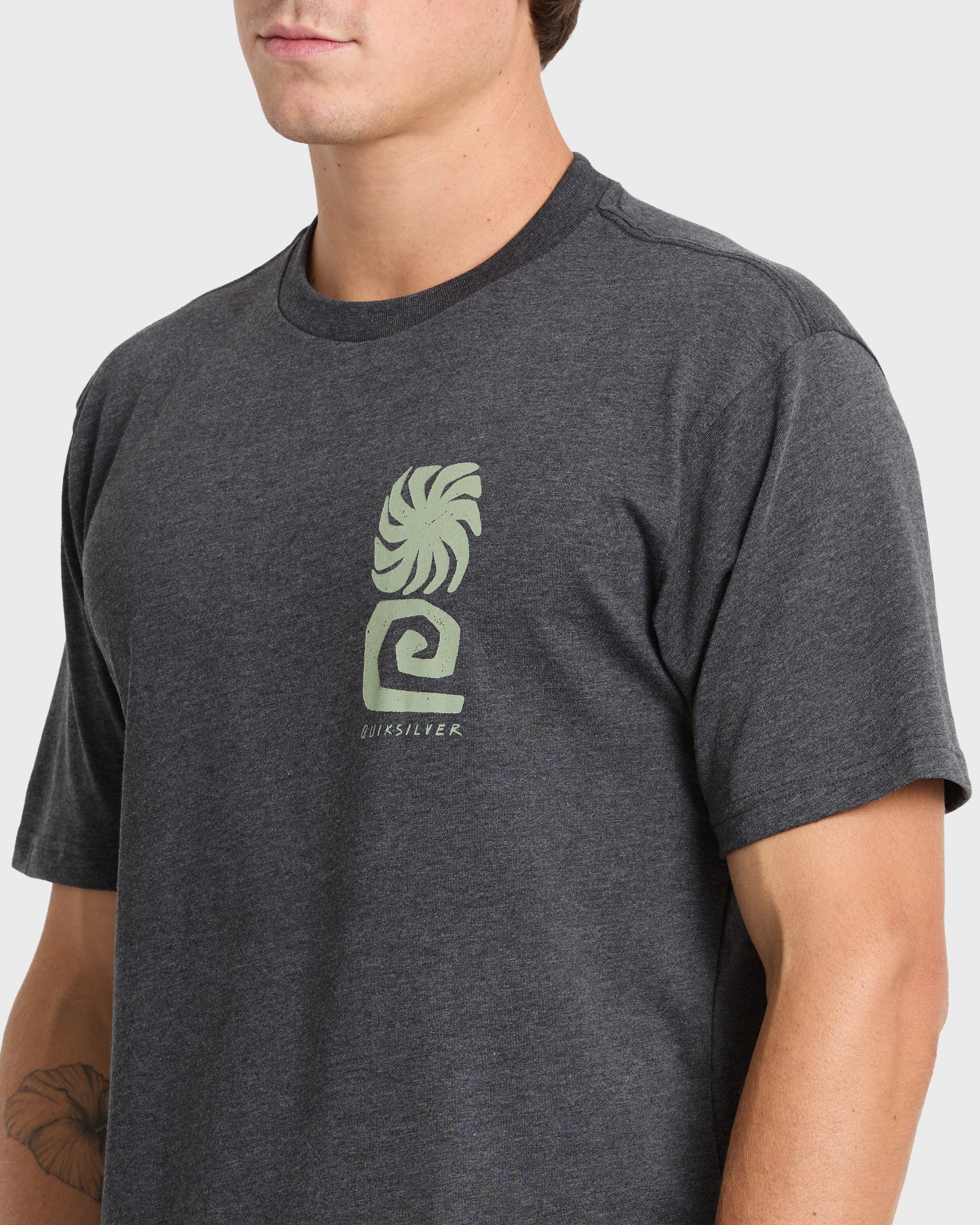 Peaceful Livin Classic T-shirt - Charcoal Heather - Image 5