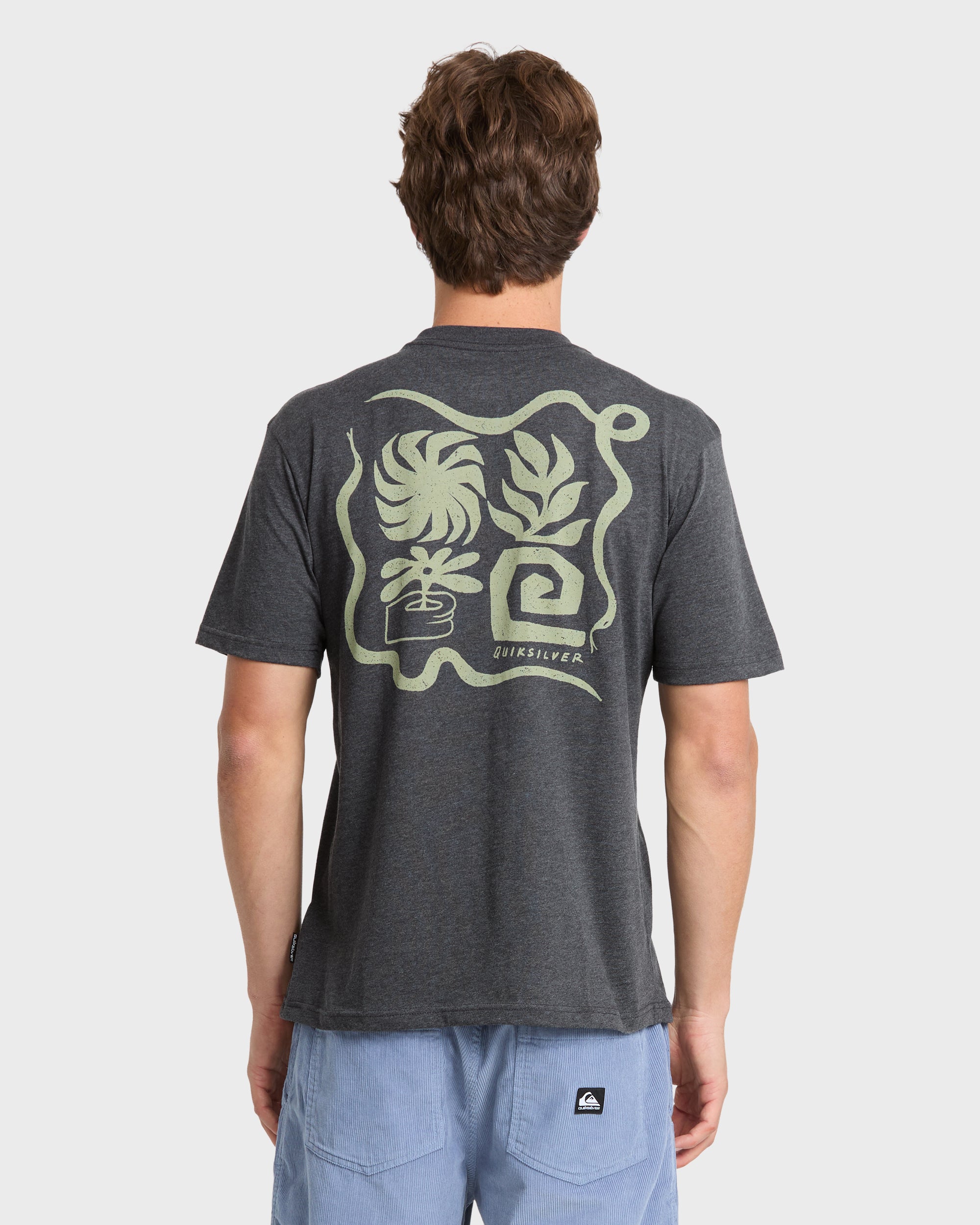 Peaceful Livin Classic T-shirt - Charcoal Heather - Image 2
