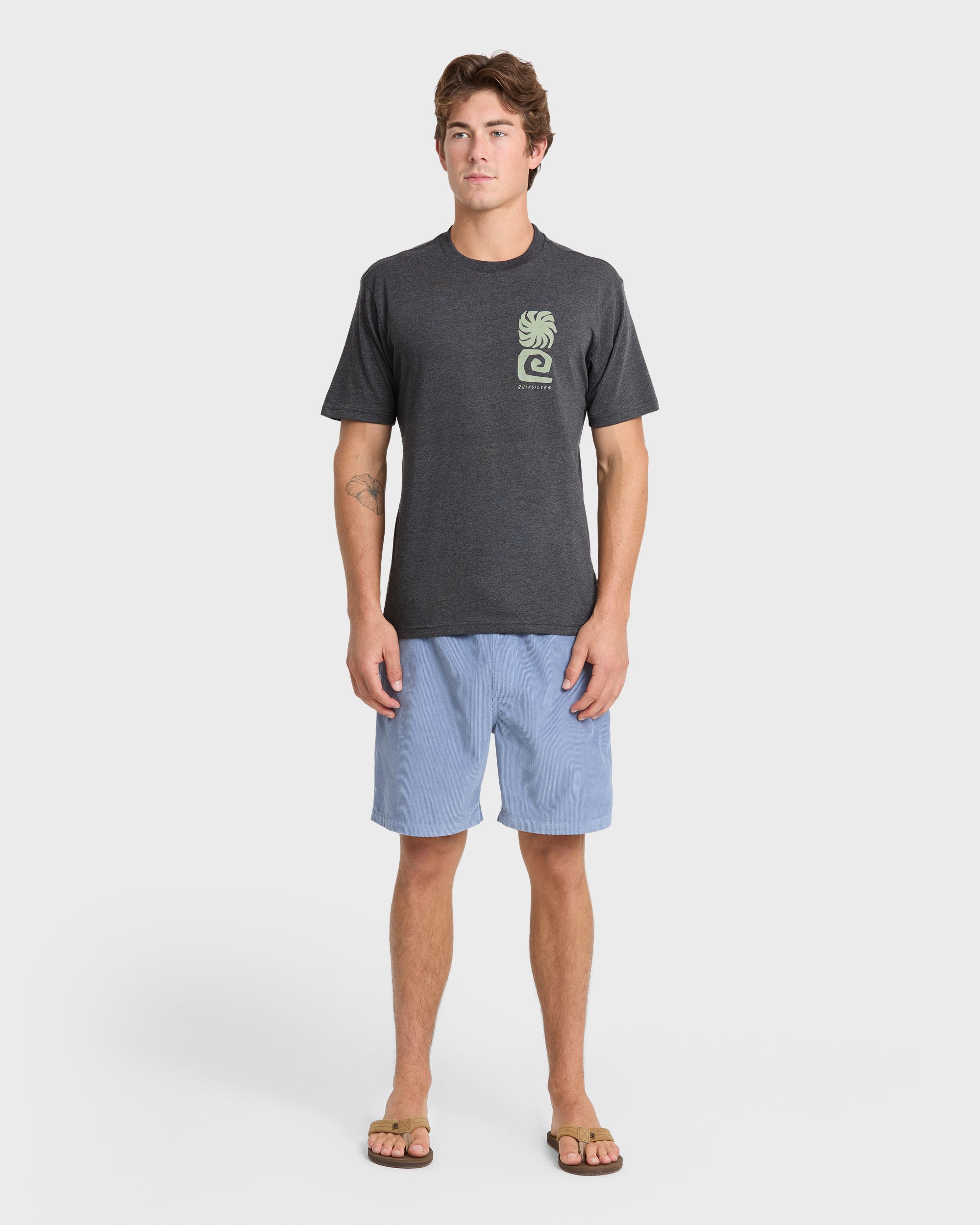 Peaceful Livin Classic T-shirt - Charcoal Heather - Image 3