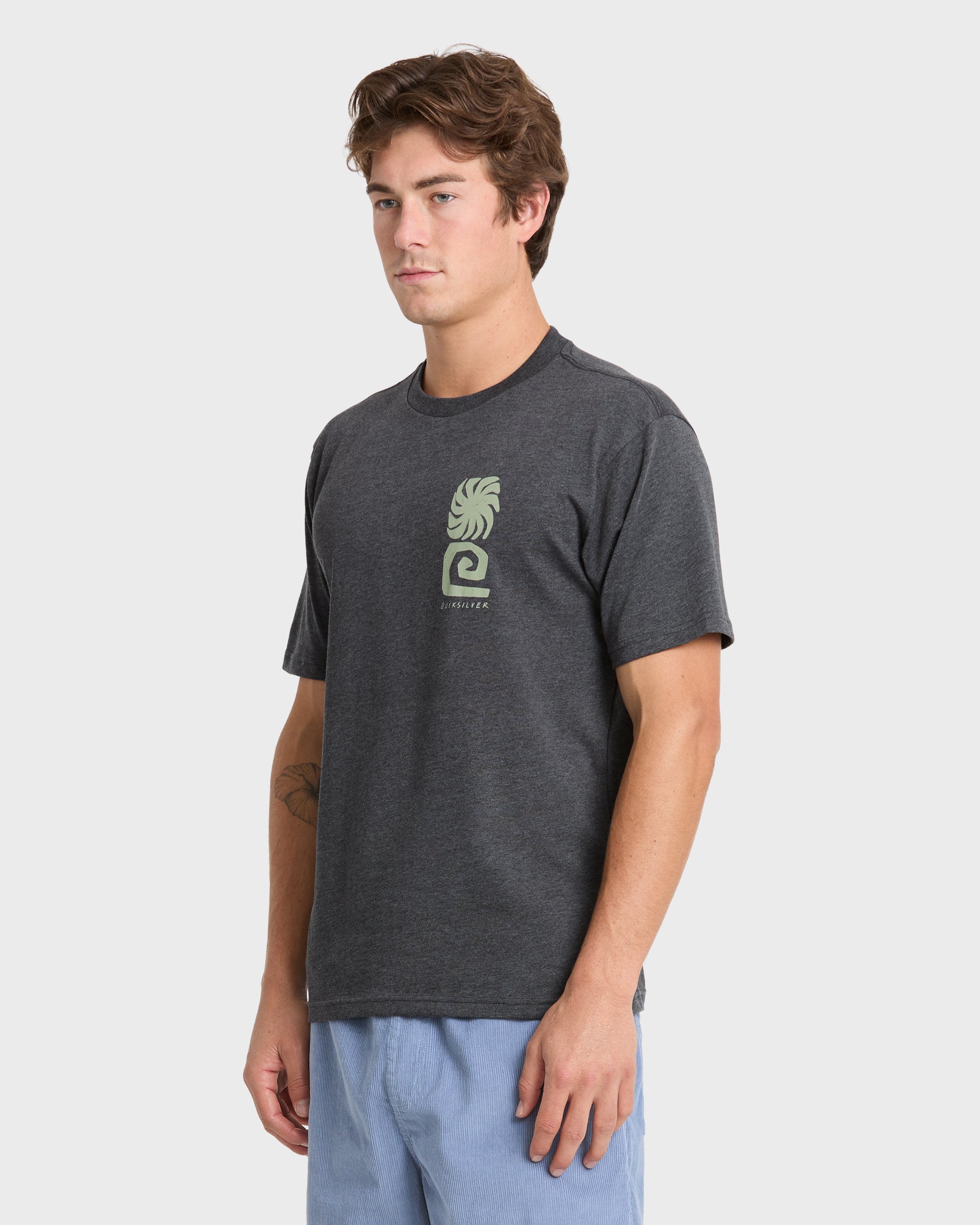 Peaceful Livin Classic T-shirt - Charcoal Heather - Image 4