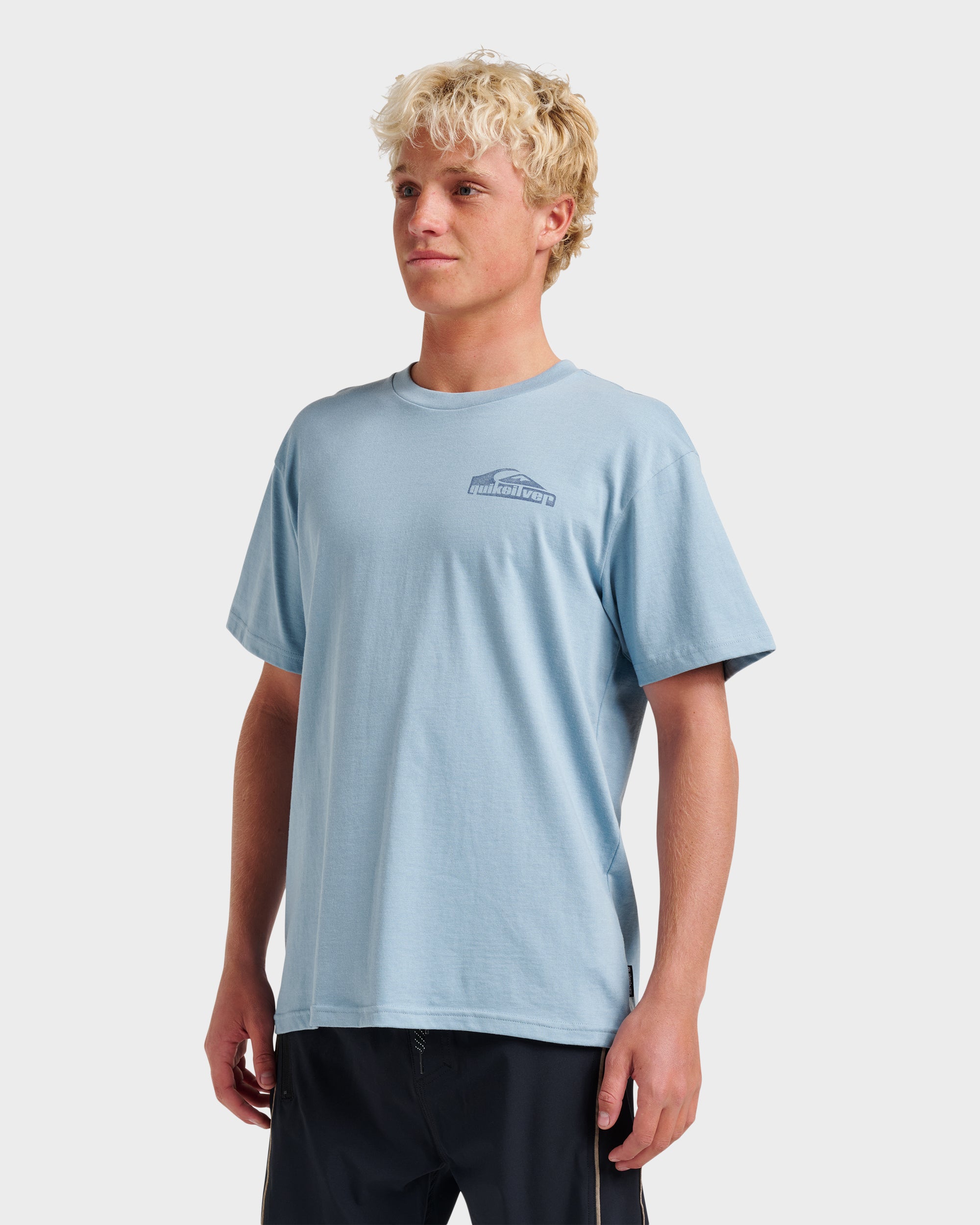 Push Threw Classic T-shirt - Ashley Blue Heather - Image 3