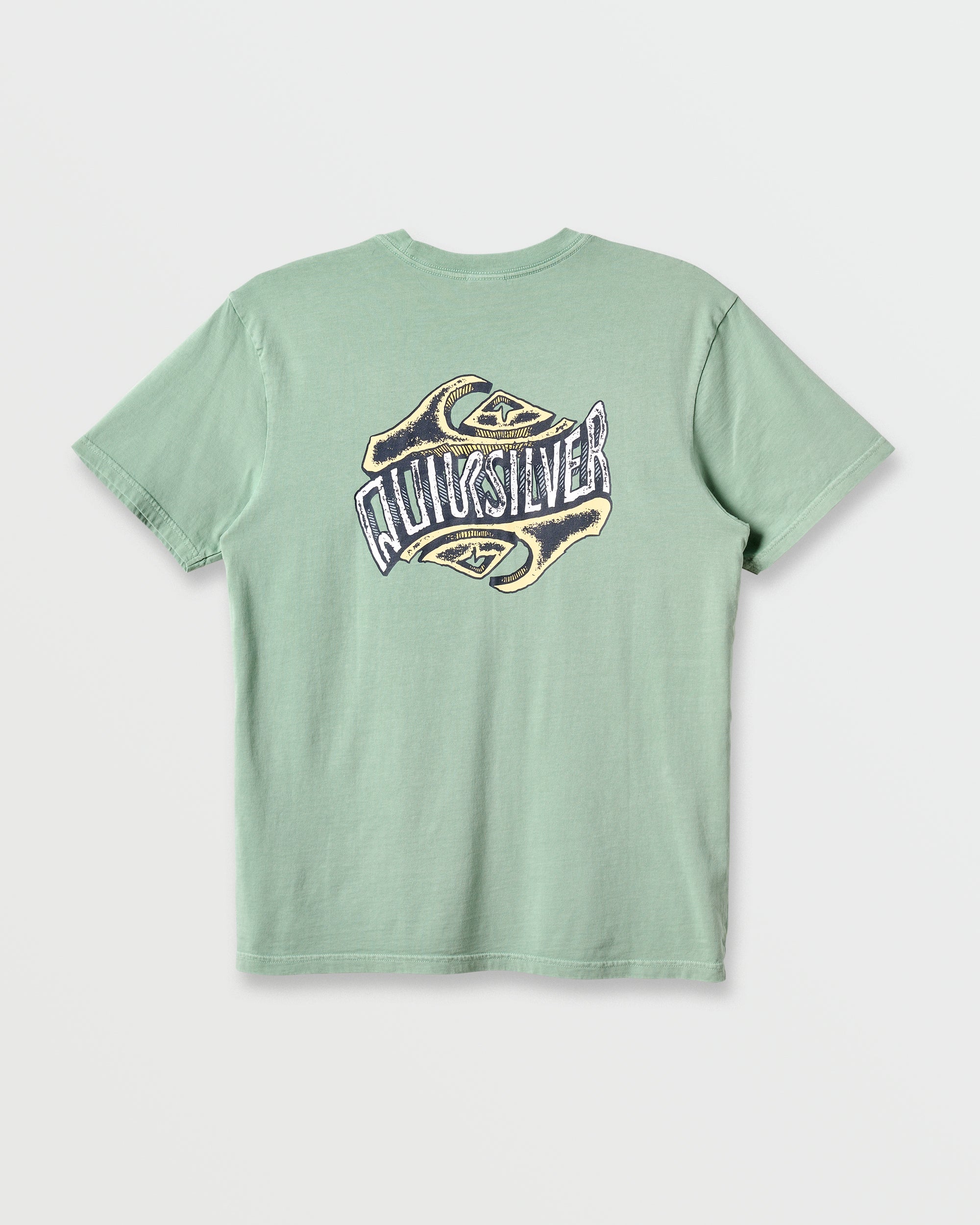 Three Deeppigment Dye T-Shirt - Granite Green - Image 6