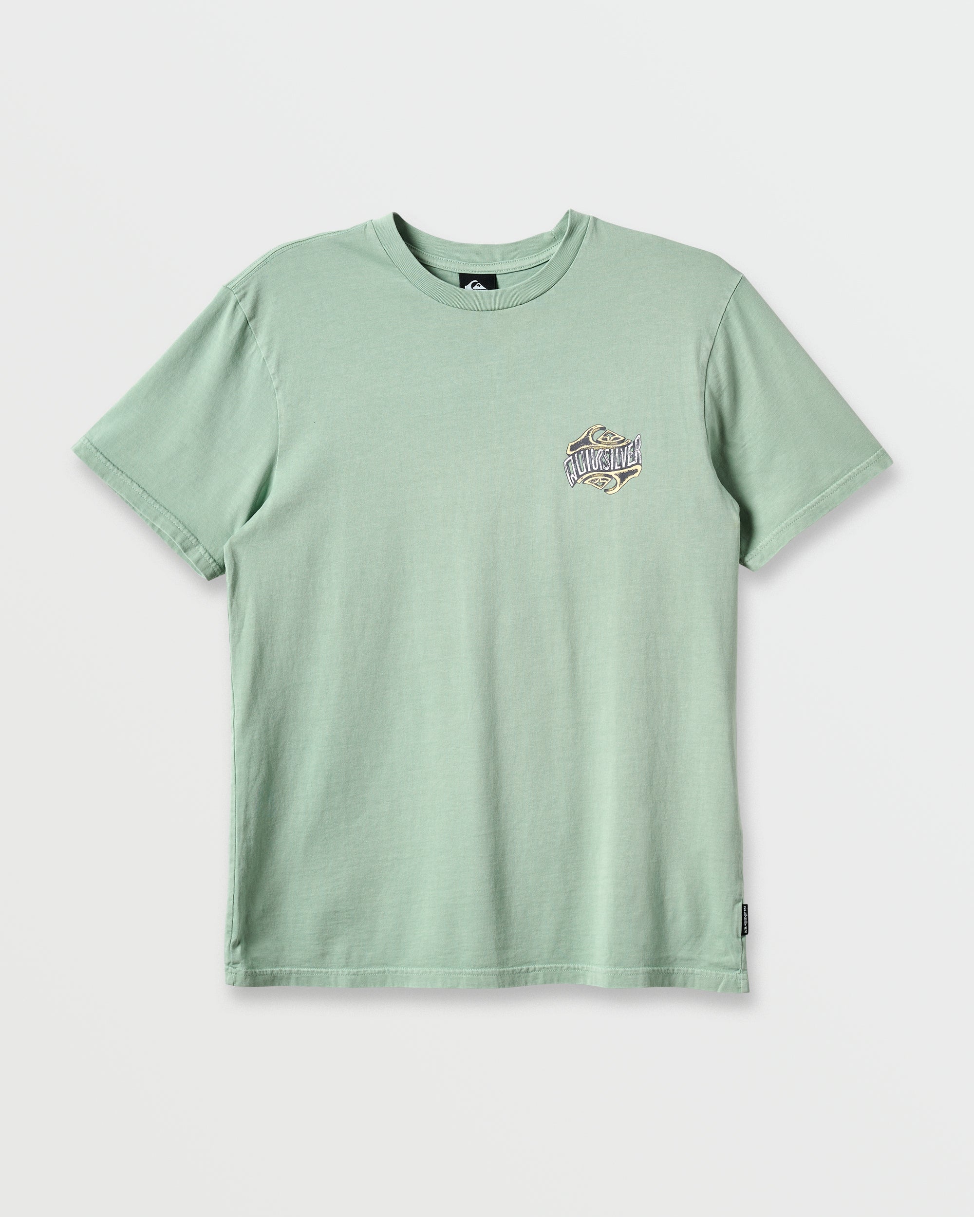 Three Deeppigment Dye T-Shirt - Granite Green - Image 5