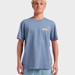 Ruff Stuff Pigment Dye T-Shirt - China Blue