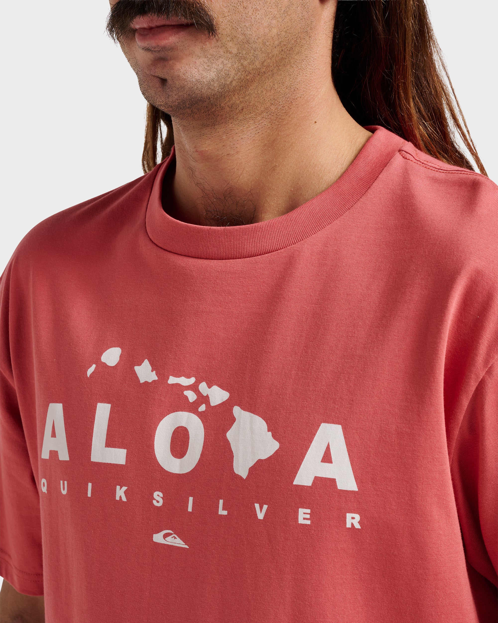 Hi Island Lock Classic T-shirt - Mineral Red - Image 4