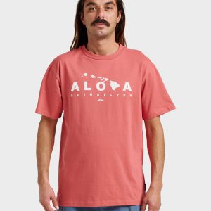 Hi Island Lock Classic T-shirt - Mineral Red