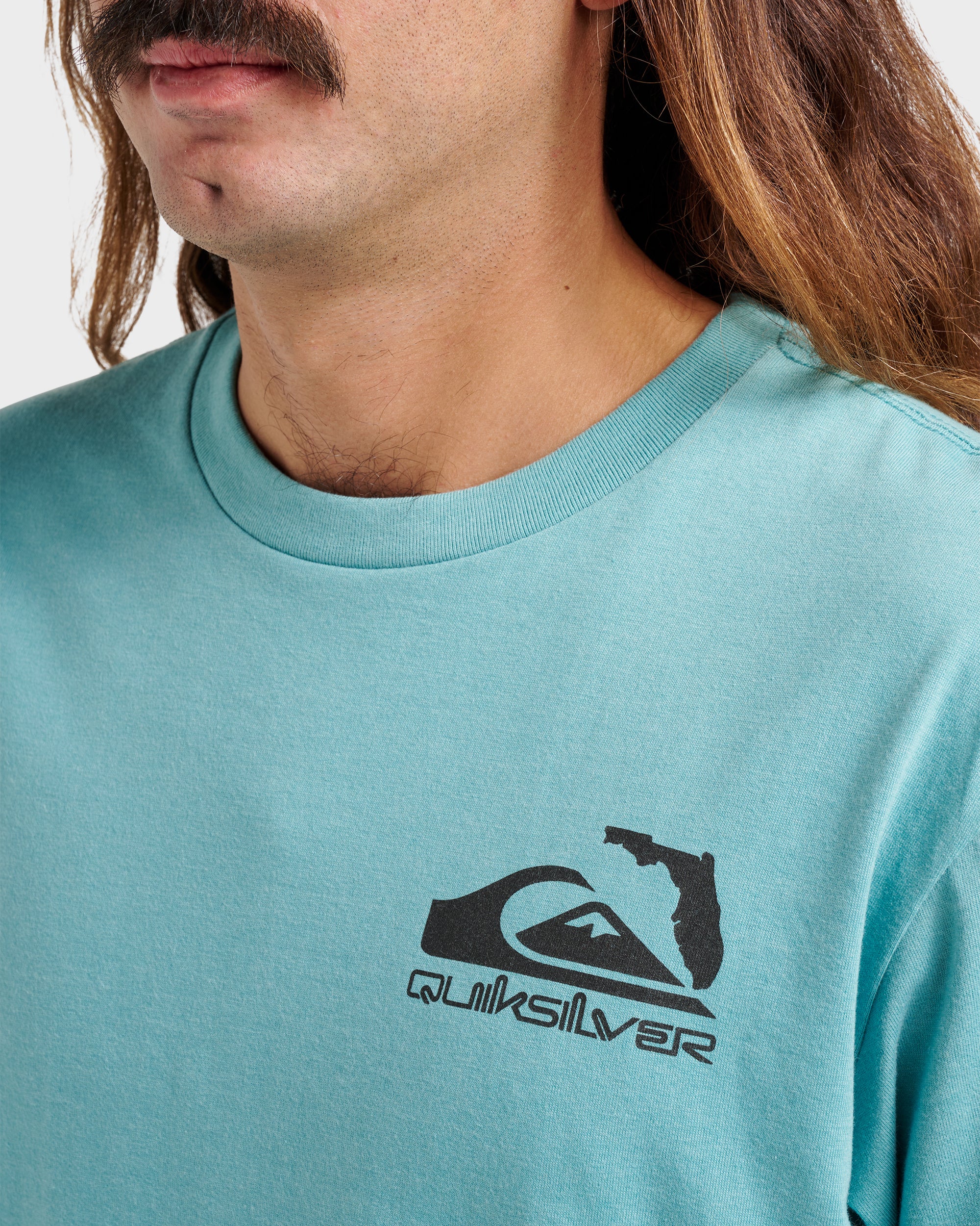 Fl Florida Lookout Point Classic T-shirt - Dusty Turquoise Heather - Image 4