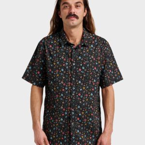 Ditsy Mini Classic Short Sleeve Shirt - Eclipse