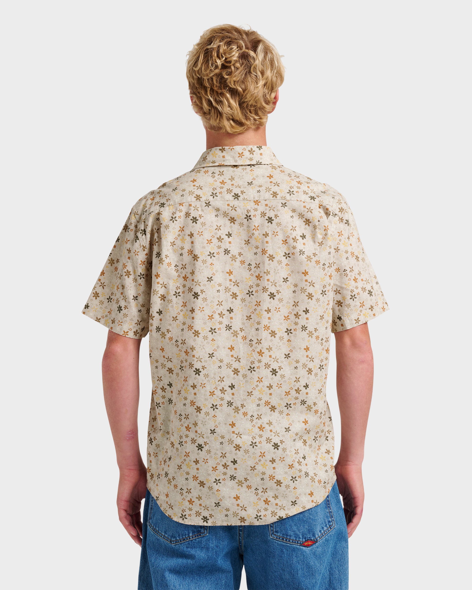 Ditsy Mini Classic Short Sleeve Shirt - Moonstruck - Image 2