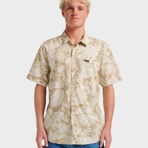Palm Trip Classic Short Sleeve Shirt - Twill