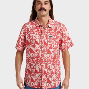 Terra Classic Stretch Short Sleeve Shirt - Mineral Red