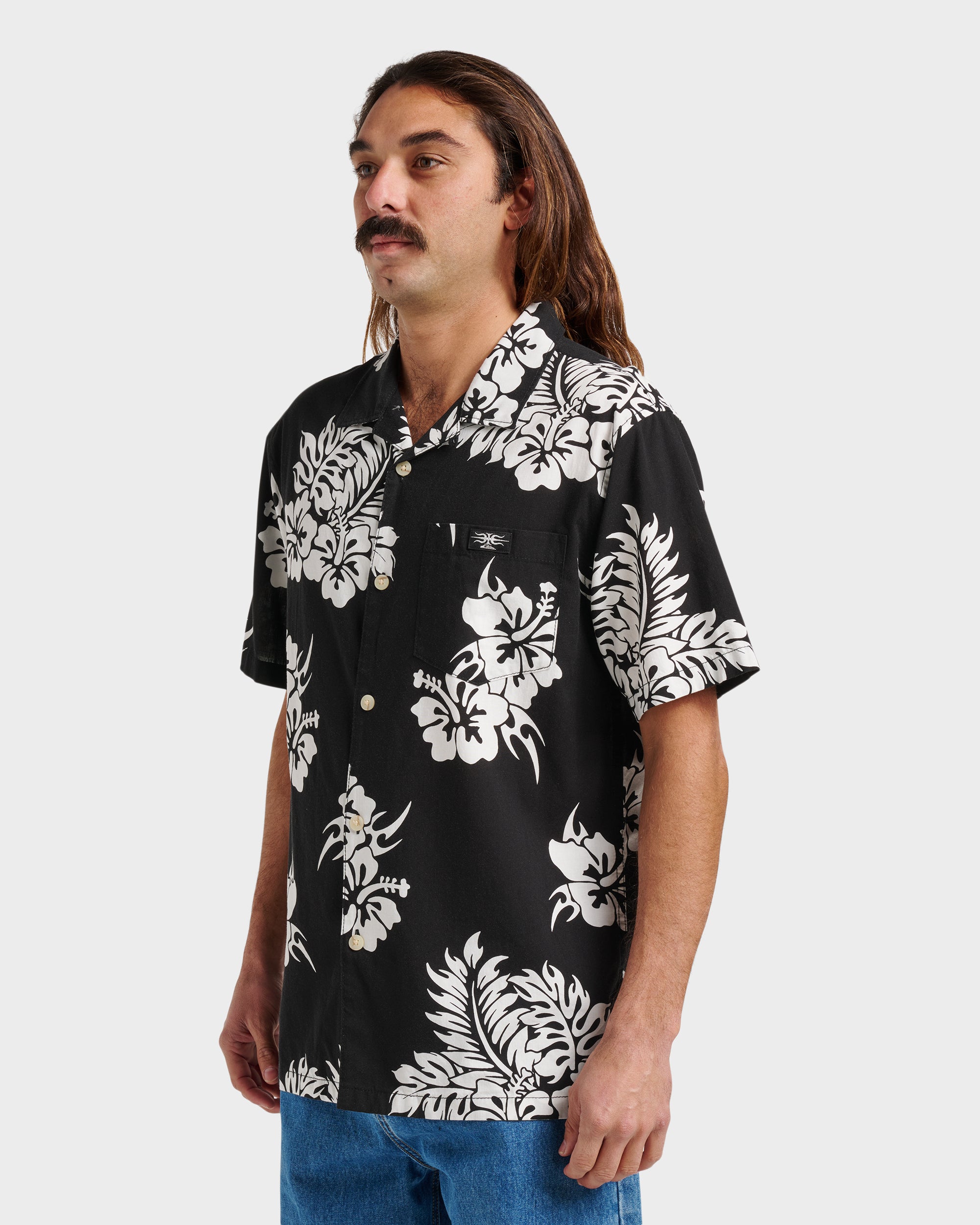 Pareo Dna Short Sleeve Shirt - Black - Image 3