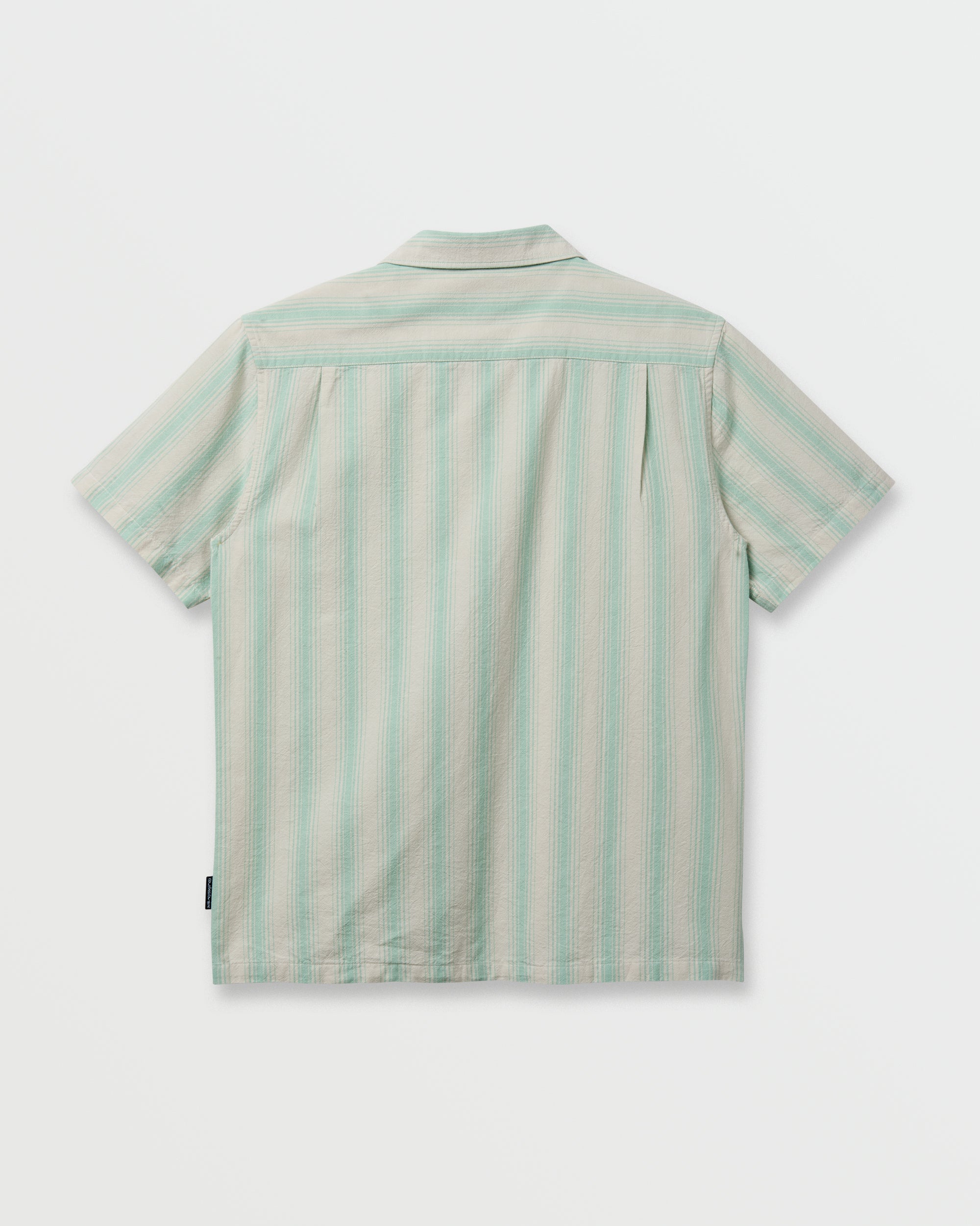 Oxford Stripe Casual Short Sleeve Shirt - Moonstruck - Image 6
