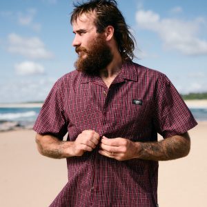 Liquid Metal Short Sleeve Shirt - Biking Red