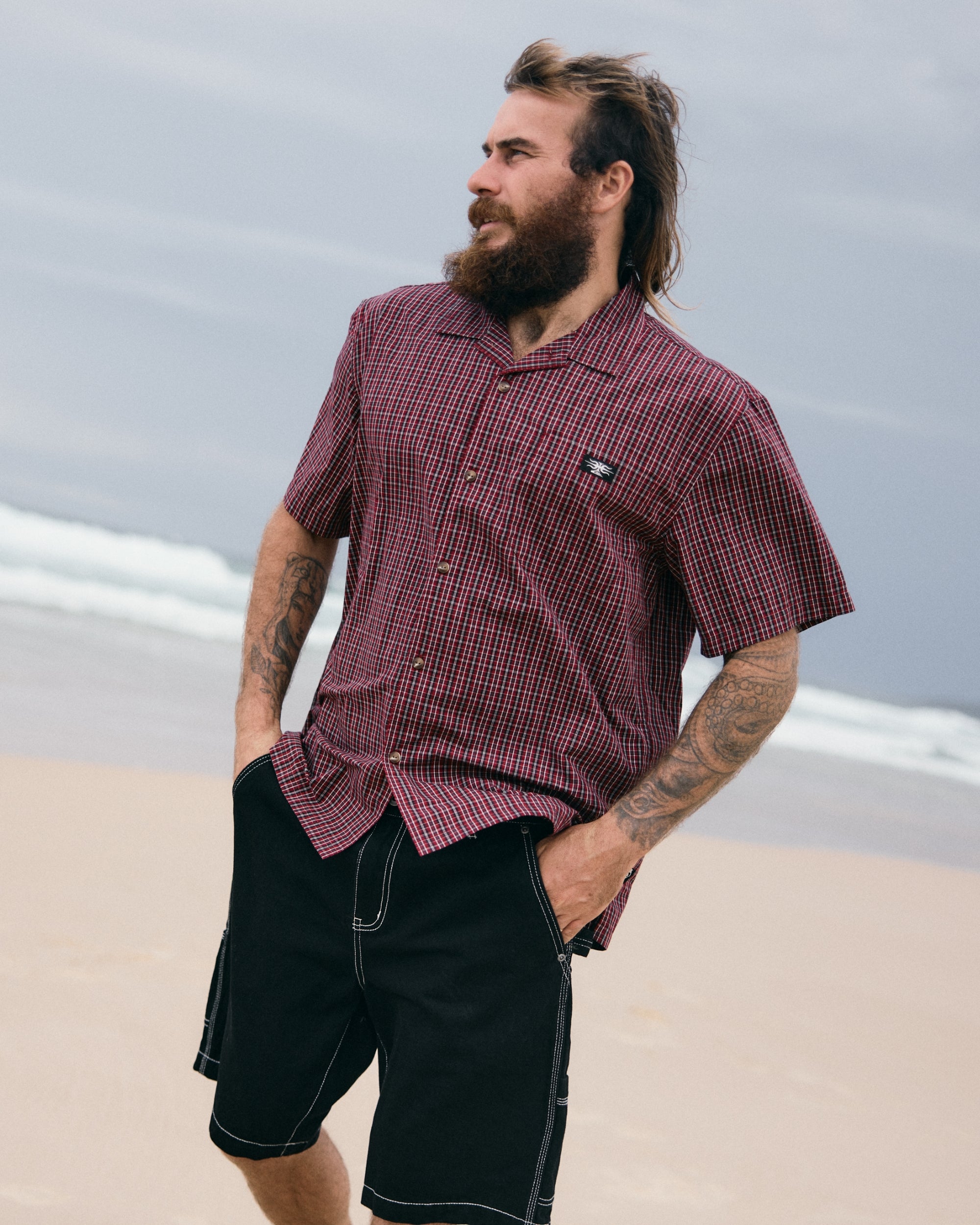 Liquid Metal Short Sleeve Shirt - Biking Red - Image 8