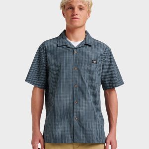 Liquid Metal Short Sleeve Shirt - Orion Blue