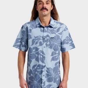 Oceanview Classic Short Sleeve Shirt - Ashley Blue