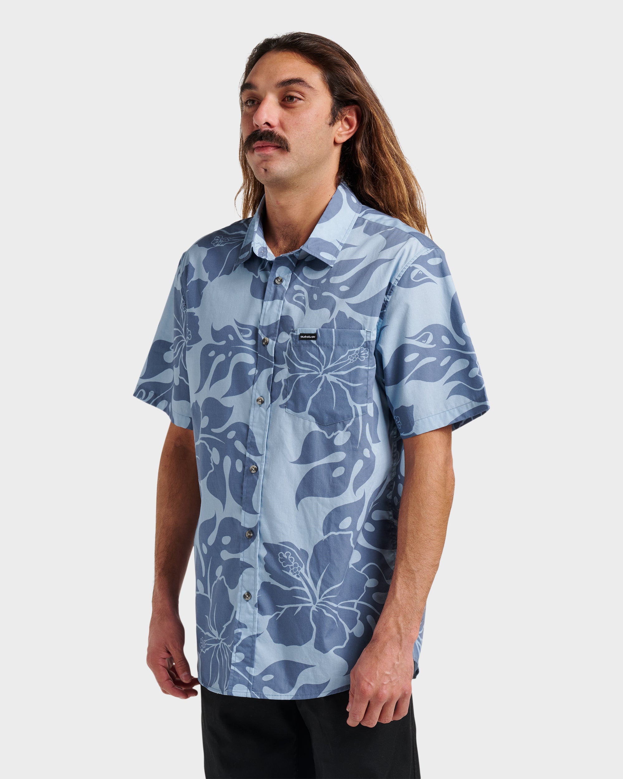 Oceanview Classic Short Sleeve Shirt - Ashley Blue - Image 3
