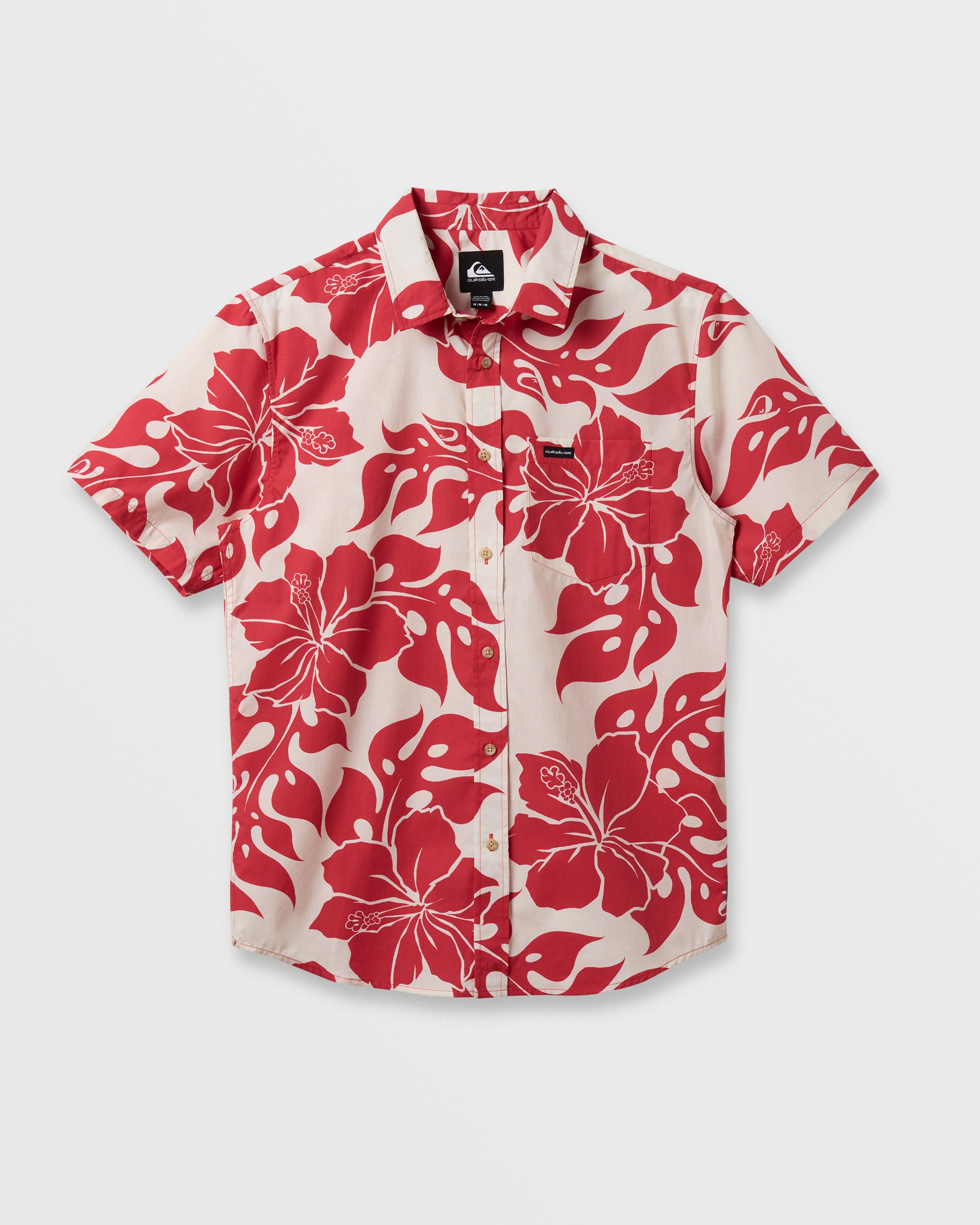 Oceanview Classic Short Sleeve Shirt - Mineral Red - Image 5