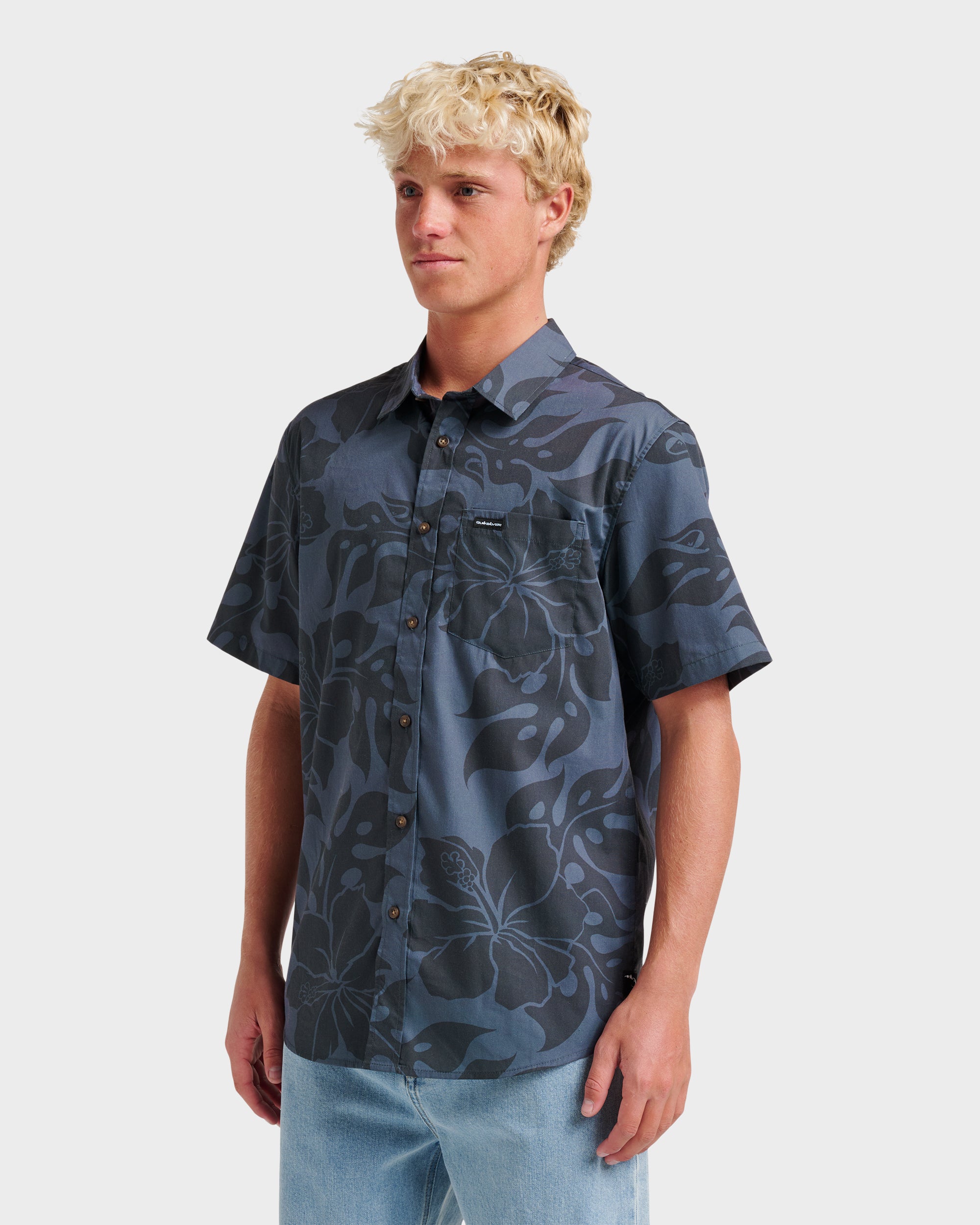 Oceanview Classic Short Sleeve Shirt - Phantom - Image 3