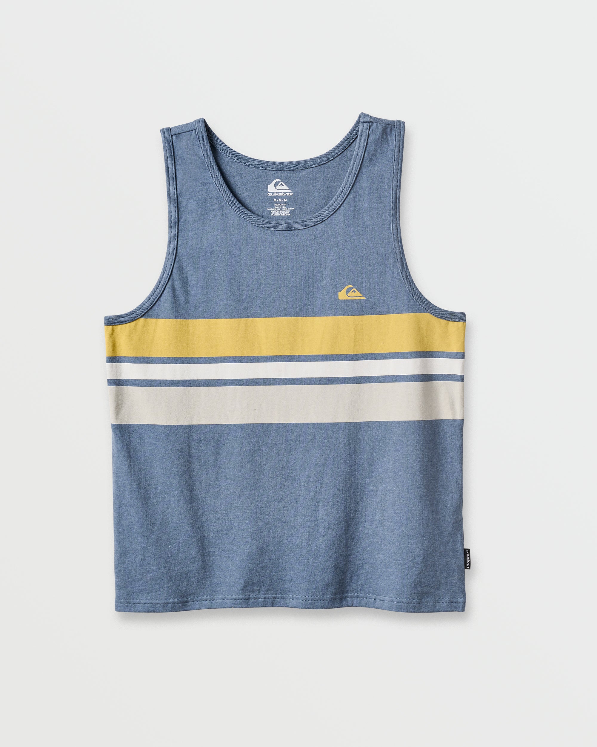 Og Stripe Tank - China Blue Heather - Image 5