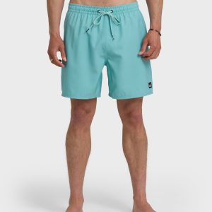 Everyday Solid 17 Swim Trunks - Aqua