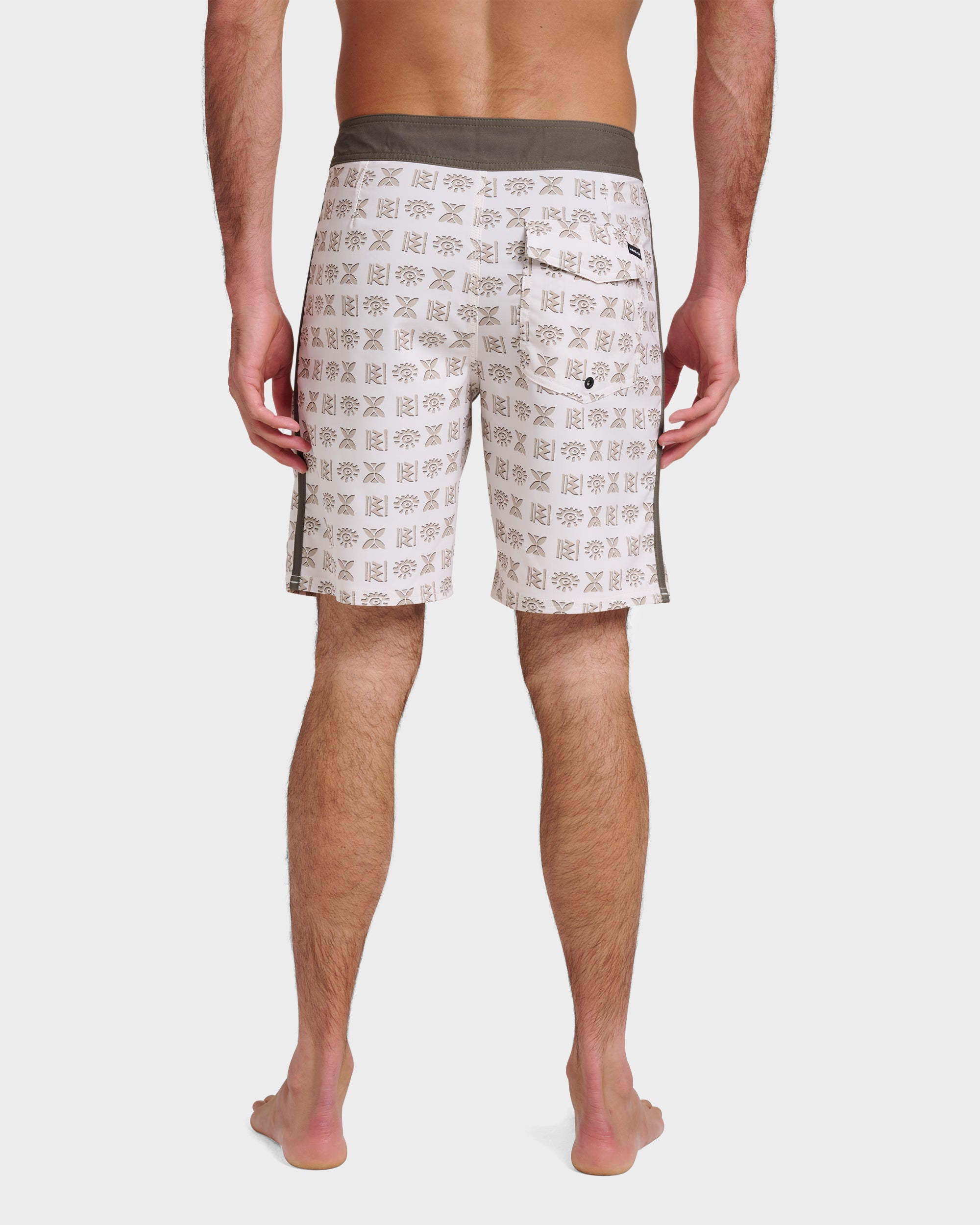 Surfsilk Etched 19 Boardshorts - Silver Birch - Image 2