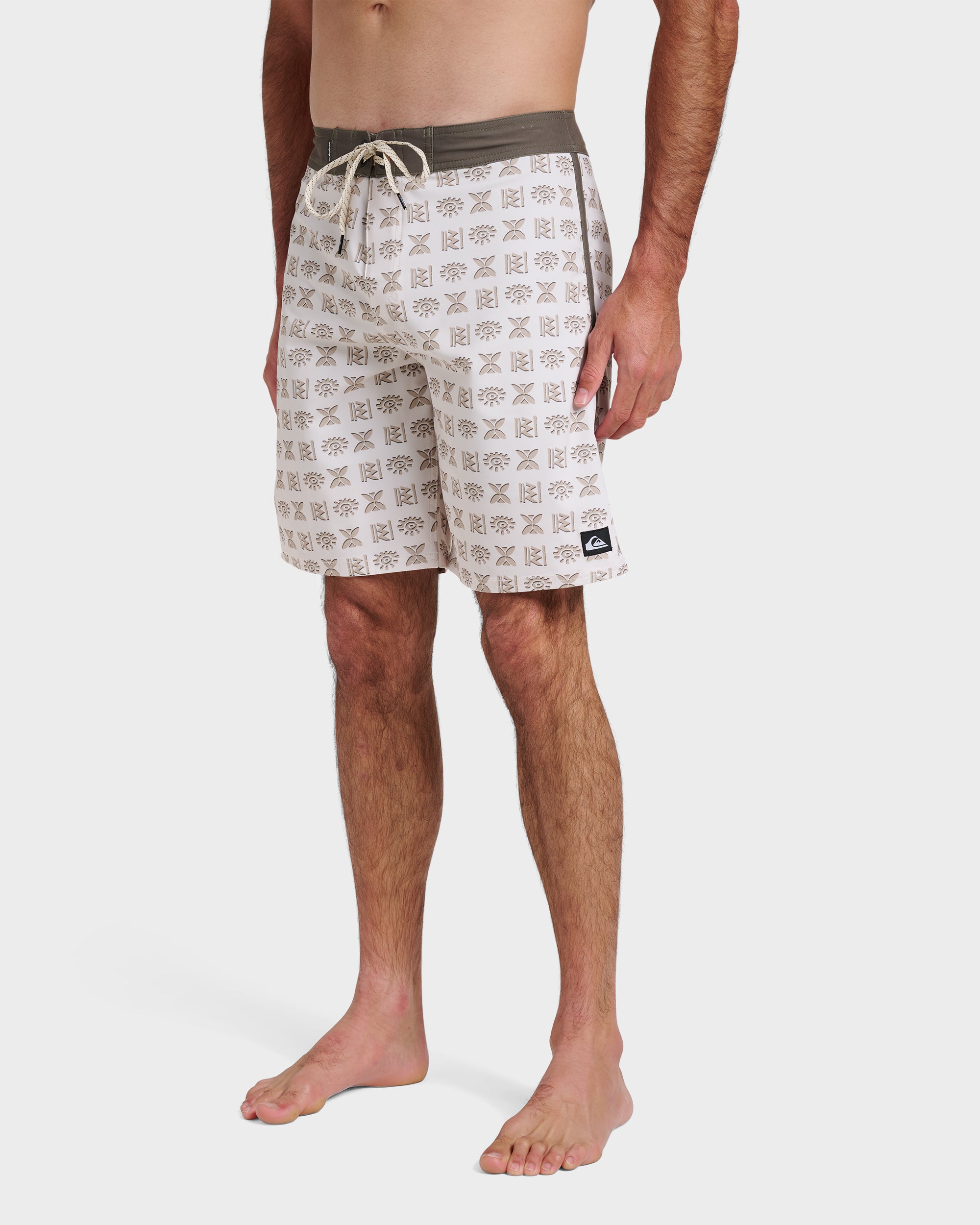 Surfsilk Etched 19 Boardshorts - Silver Birch - Image 3