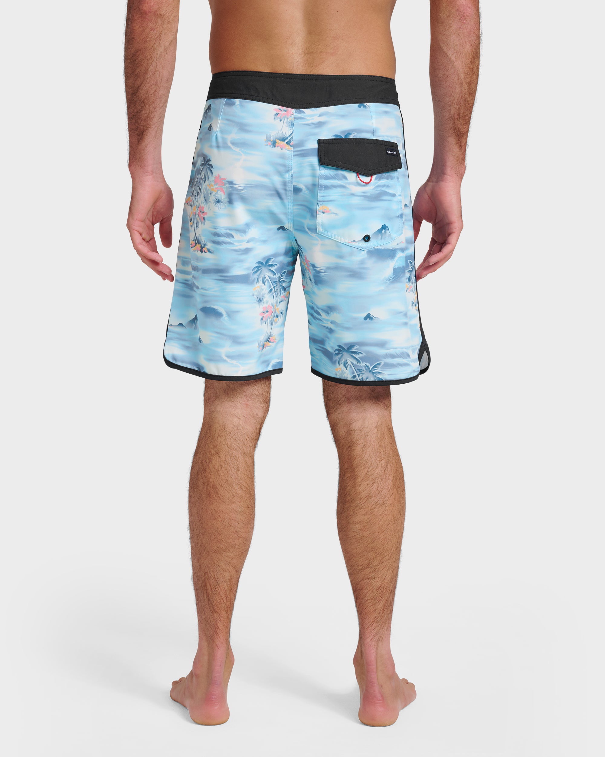 Surfsilk Tropical Surf 19 Boardshorts - Total Eclipse - Image 2