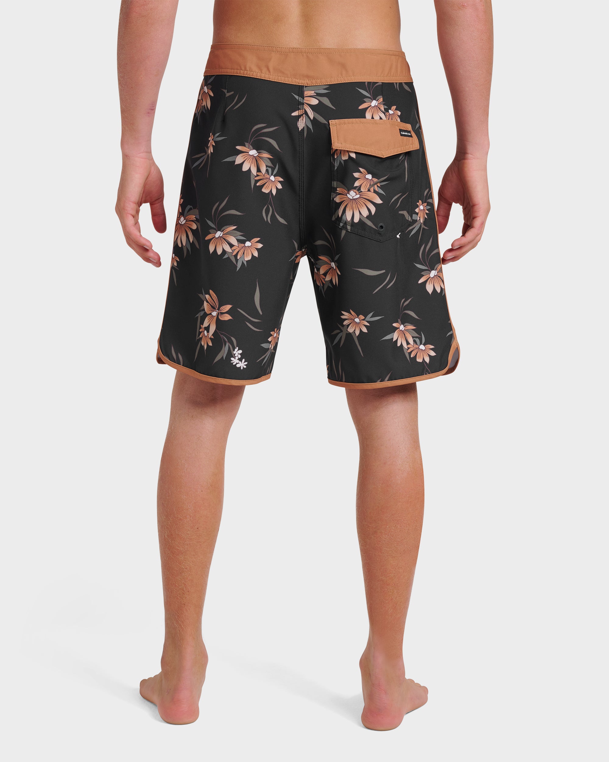 Surfsilk Costal Flora 19 Boardshorts - Black - Image 2