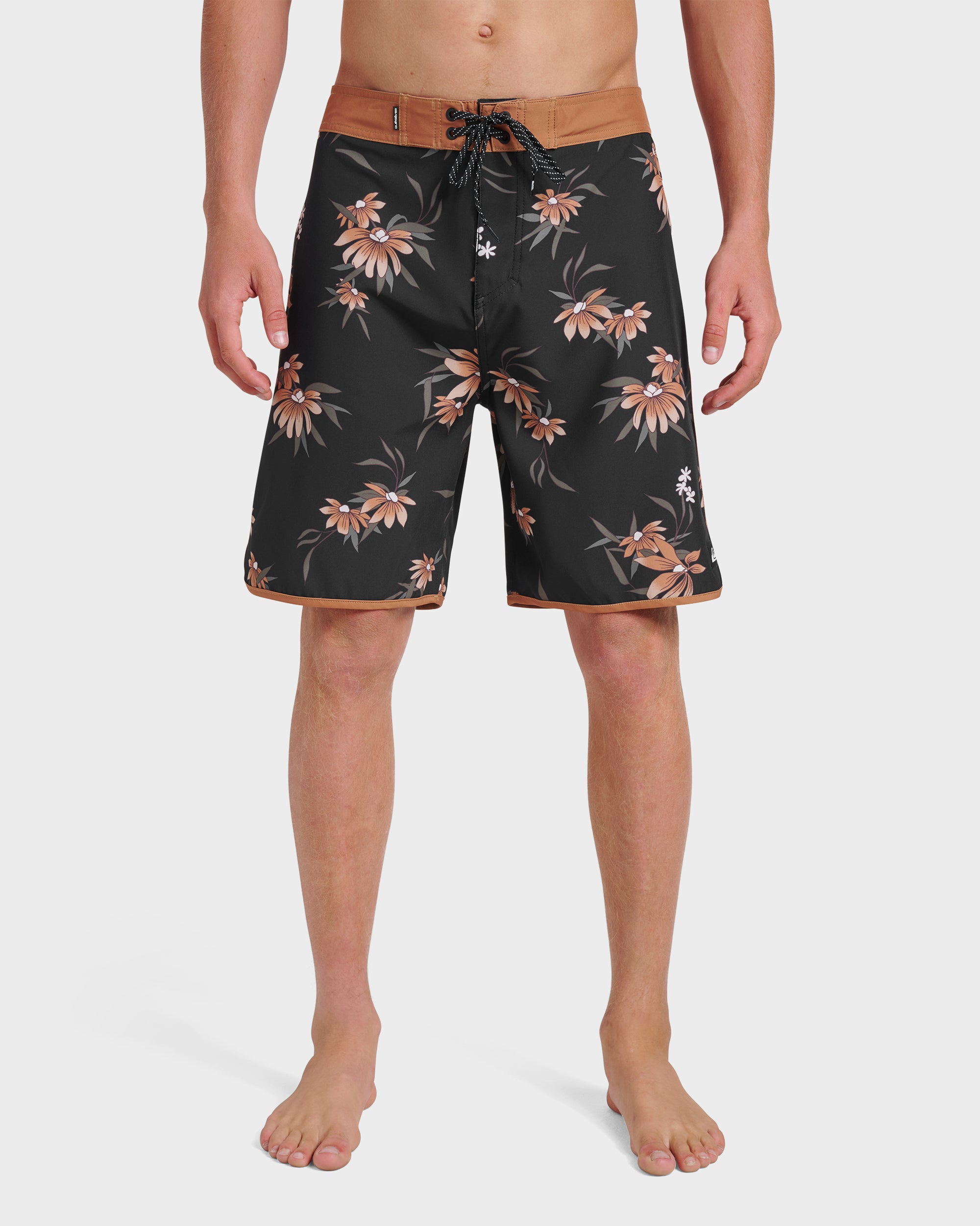 Surfsilk Costal Flora 19 Boardshorts - Black