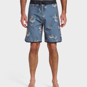 Surfsilk Costal Flora 19 Boardshorts - China Blue