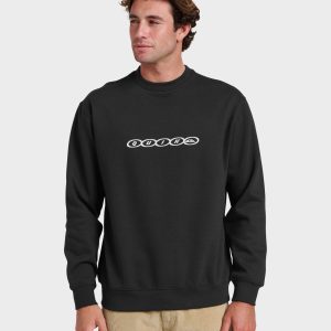 Graphic Crewneck Sweatshirt - Black