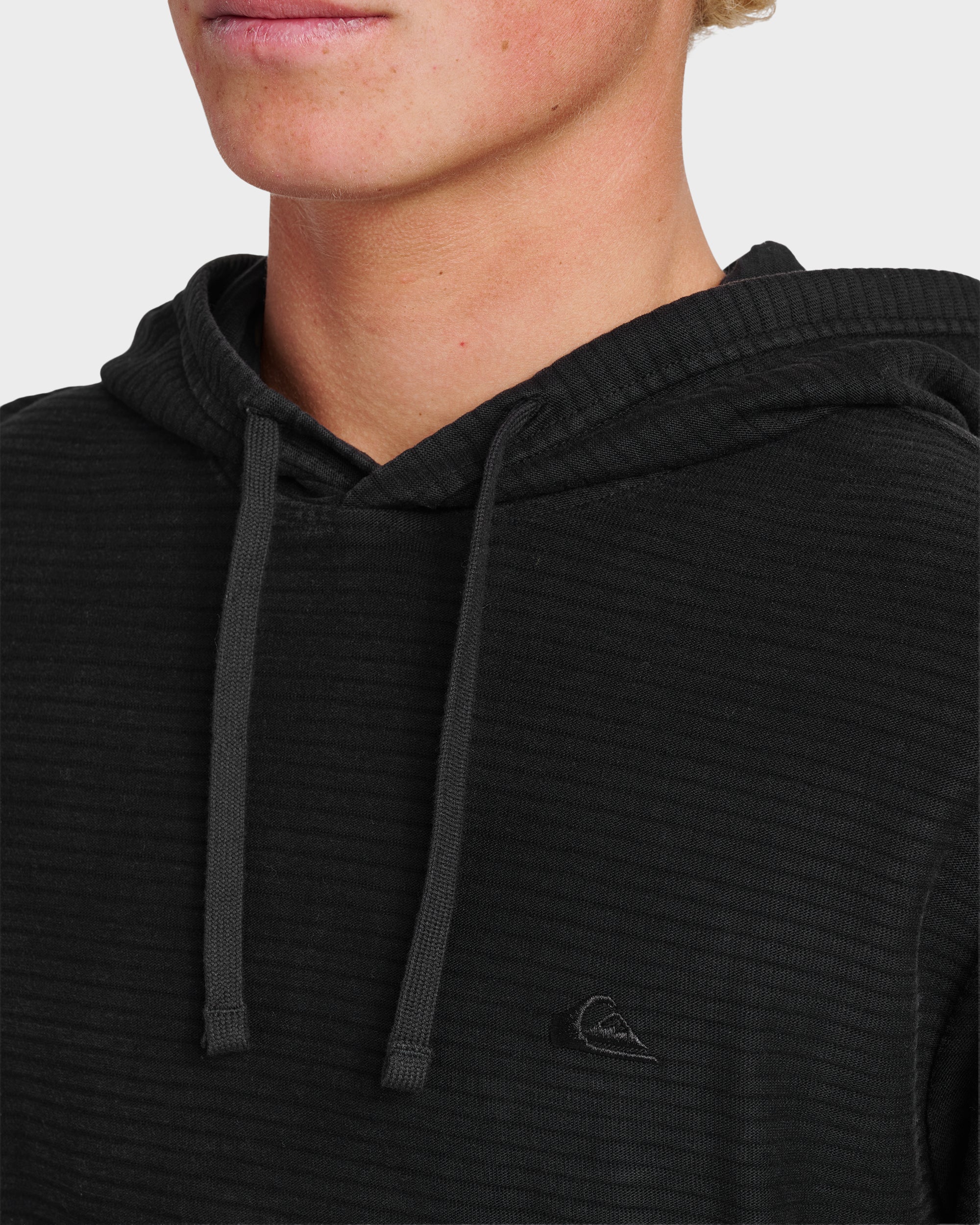 Alamitos Long Sleeve Hooded Top - Black - Image 4