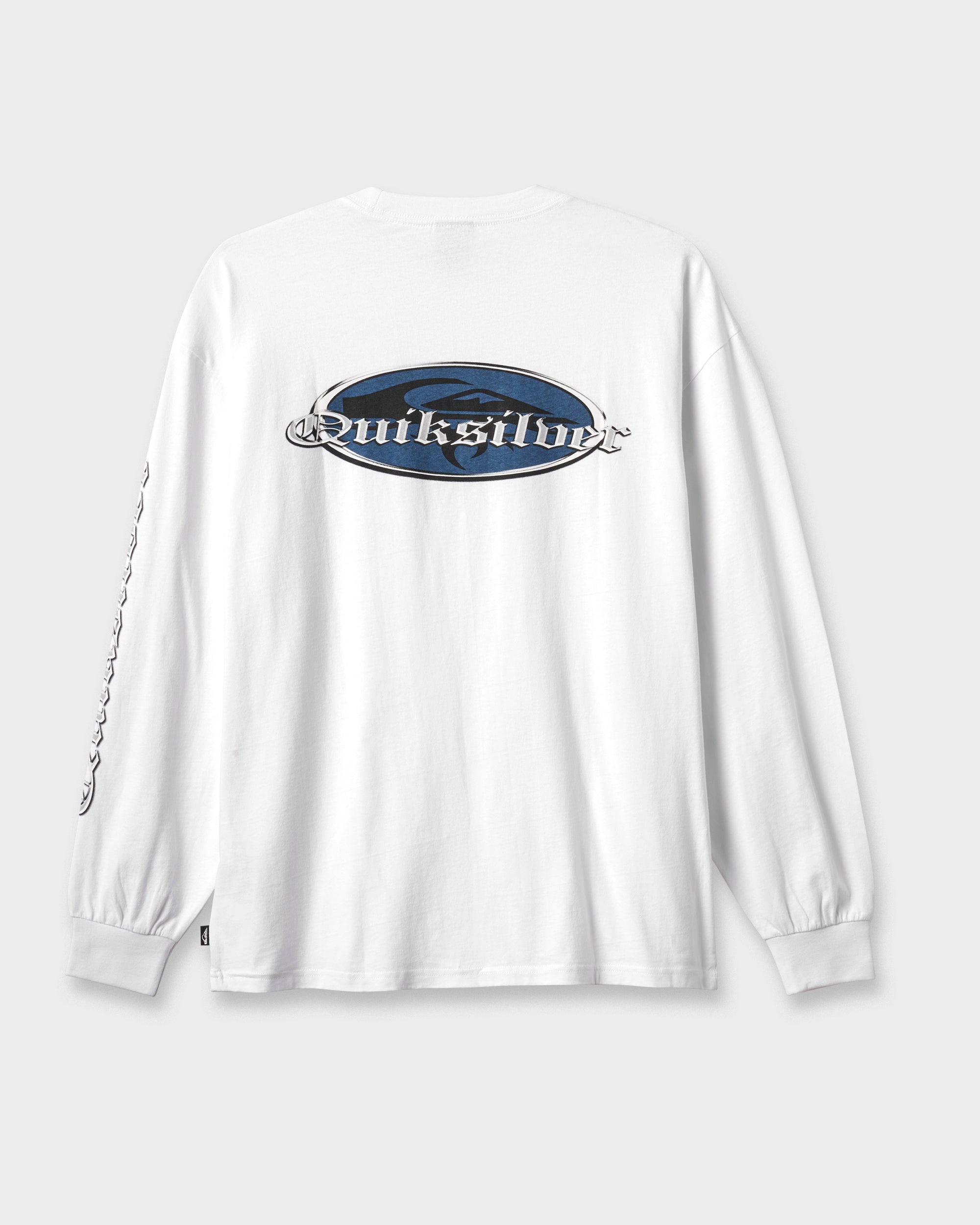Chrome English Long Sleeve Mercury T-Shirt - White - Image 6