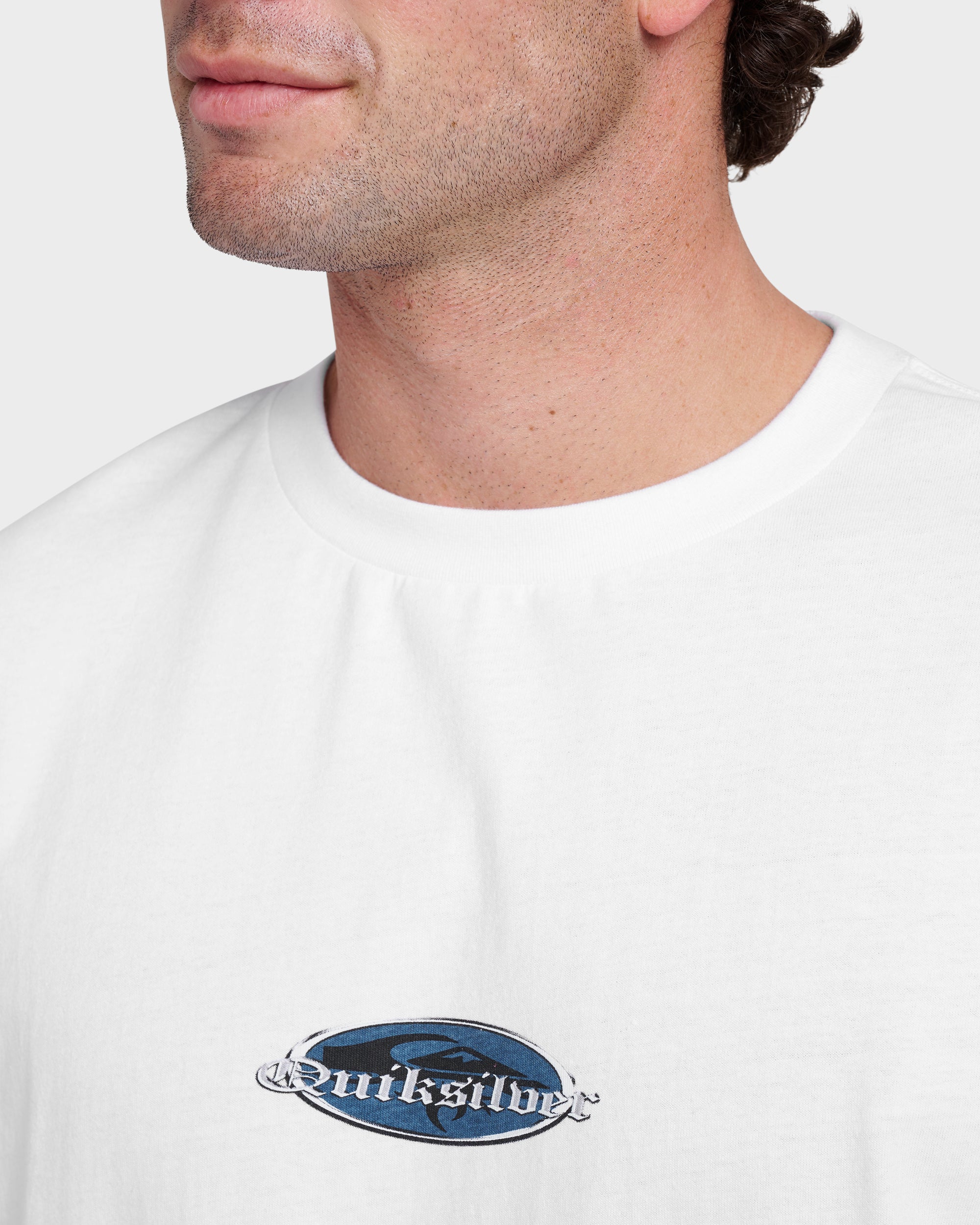 Chrome English Long Sleeve Mercury T-Shirt - White - Image 4