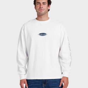 Chrome English Long Sleeve Mercury T-Shirt - White