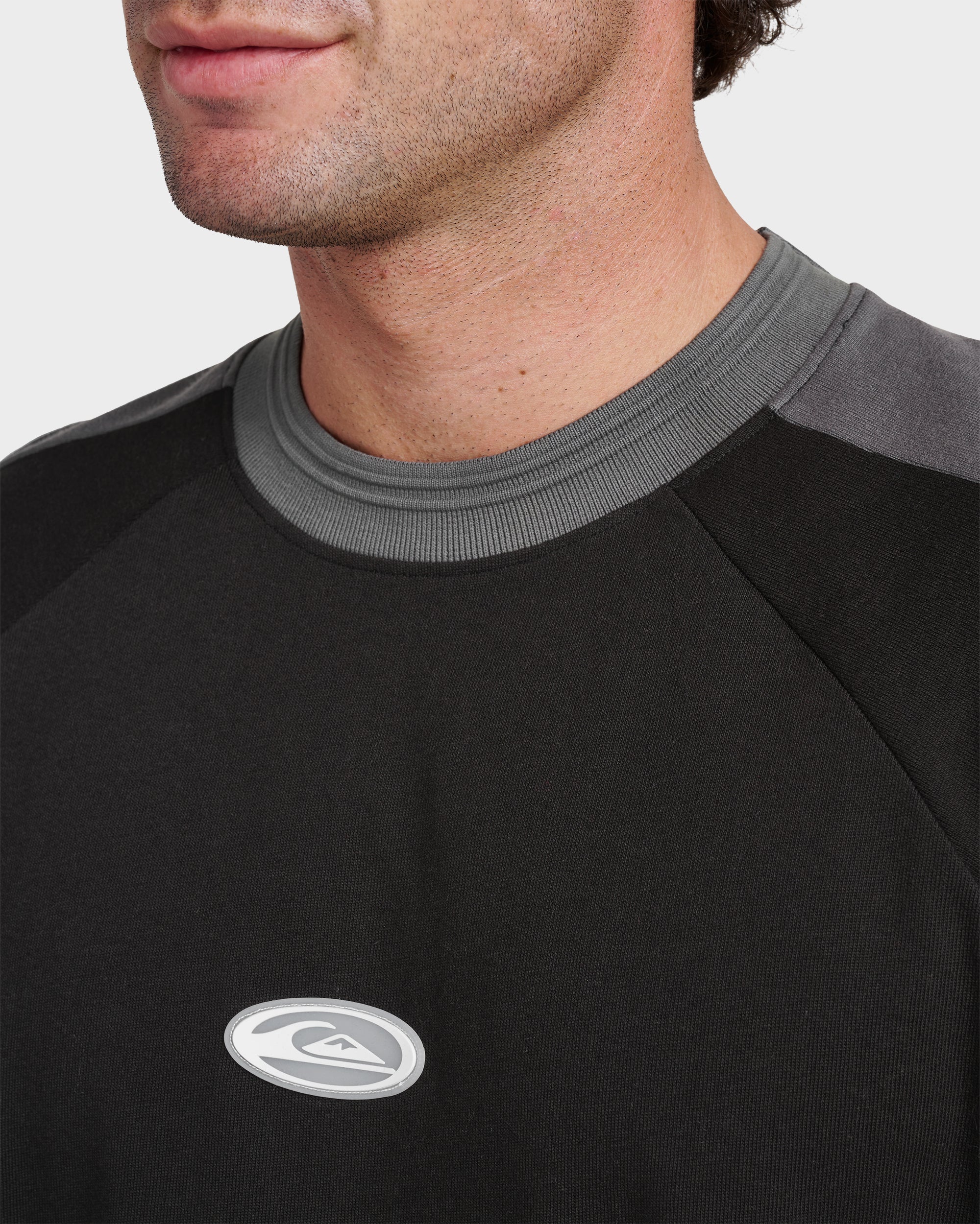 Apex Raglan Tee - Black - Image 4