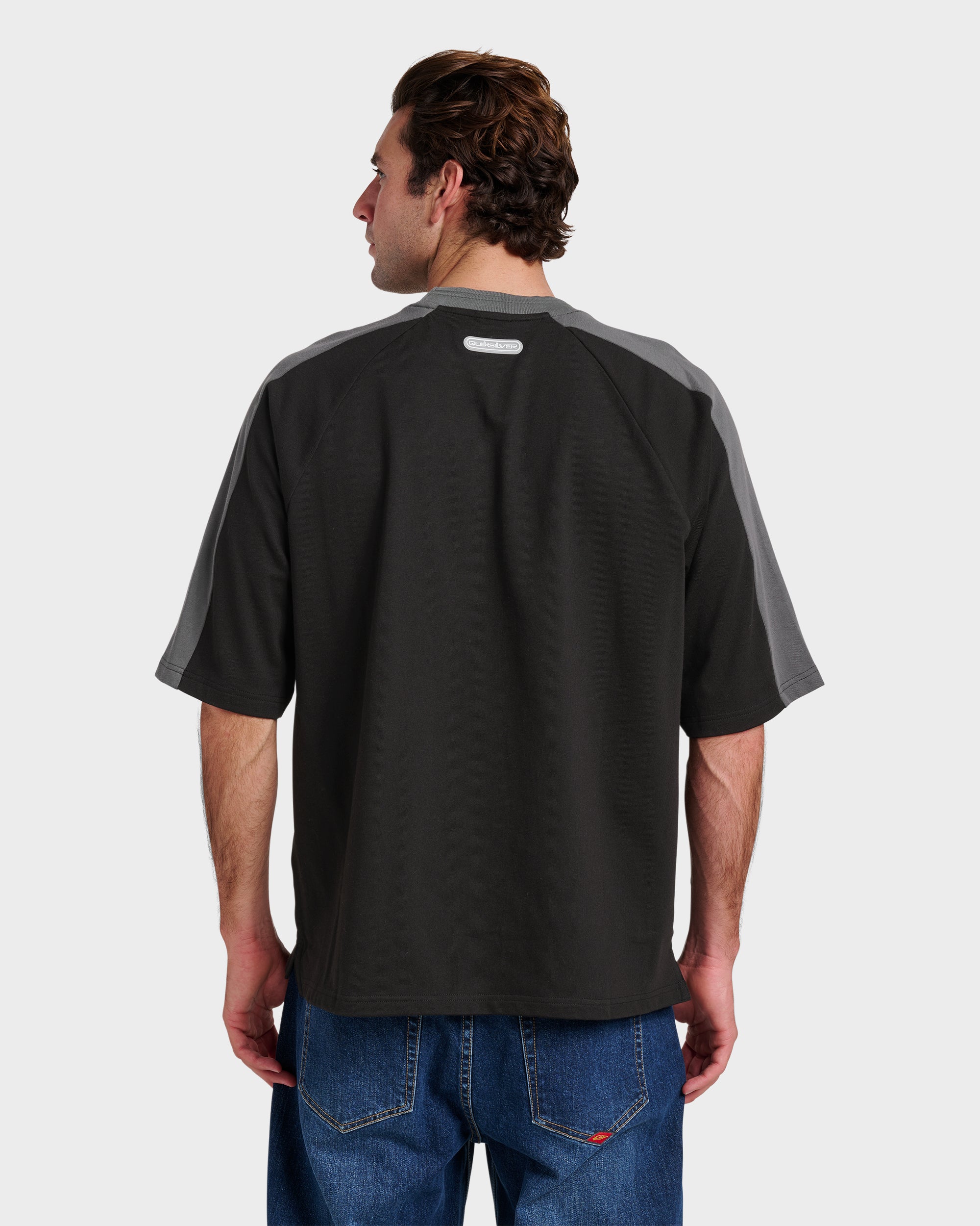 Apex Raglan Tee - Black - Image 2