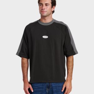 Apex Raglan Tee - Black