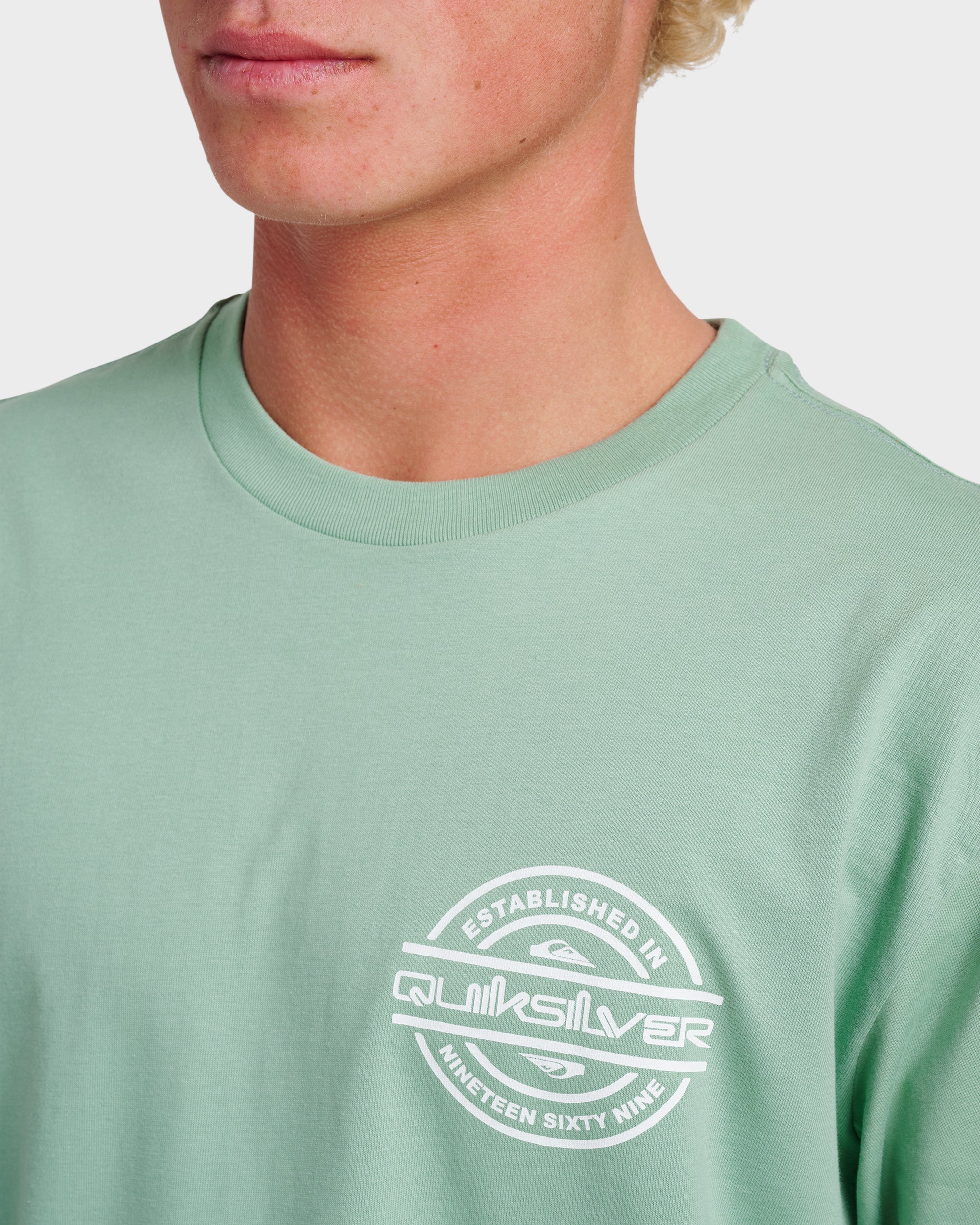 Mirrored Classic T-shirt - Granite Green - Image 4