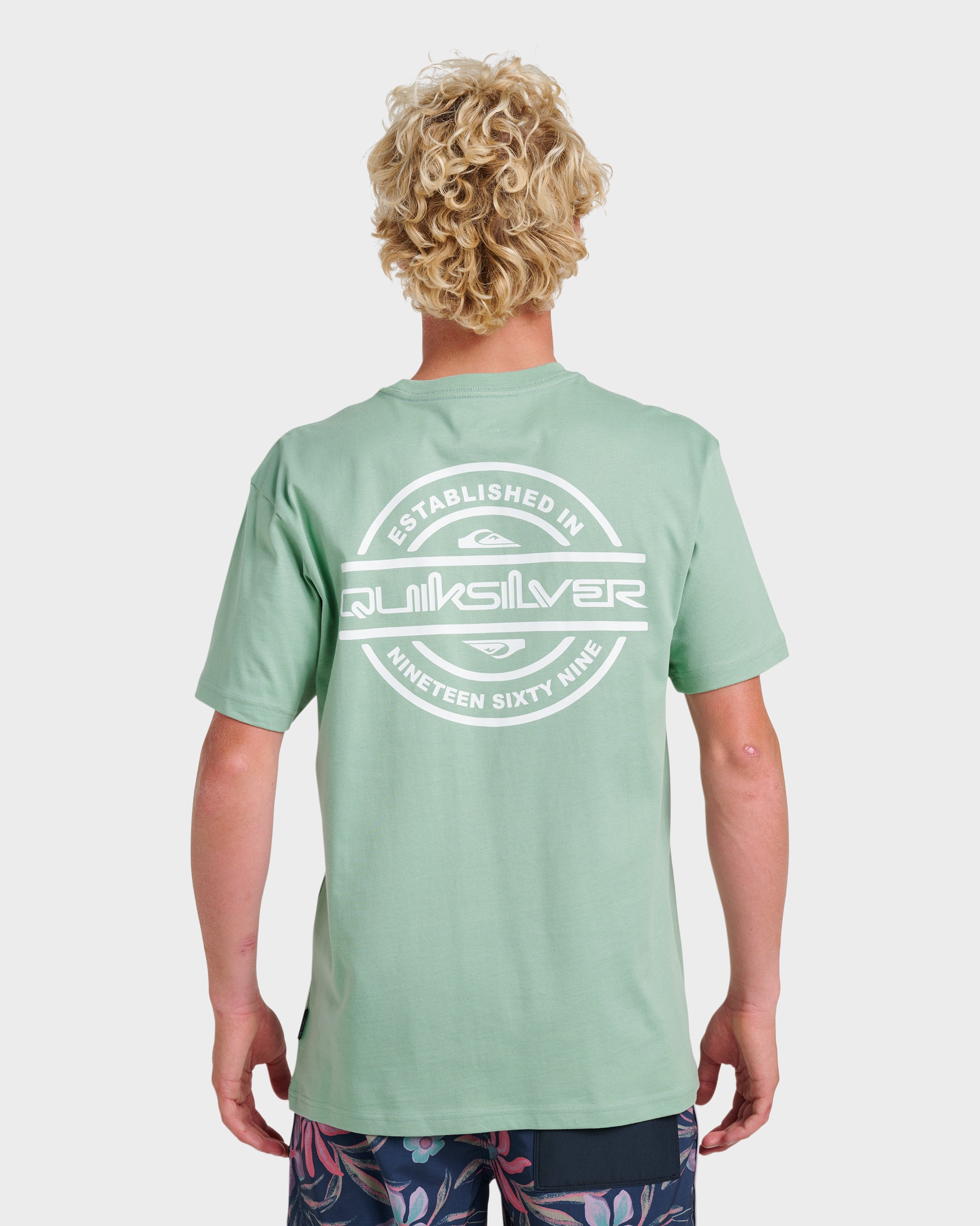 Mirrored Classic T-shirt - Granite Green - Image 2