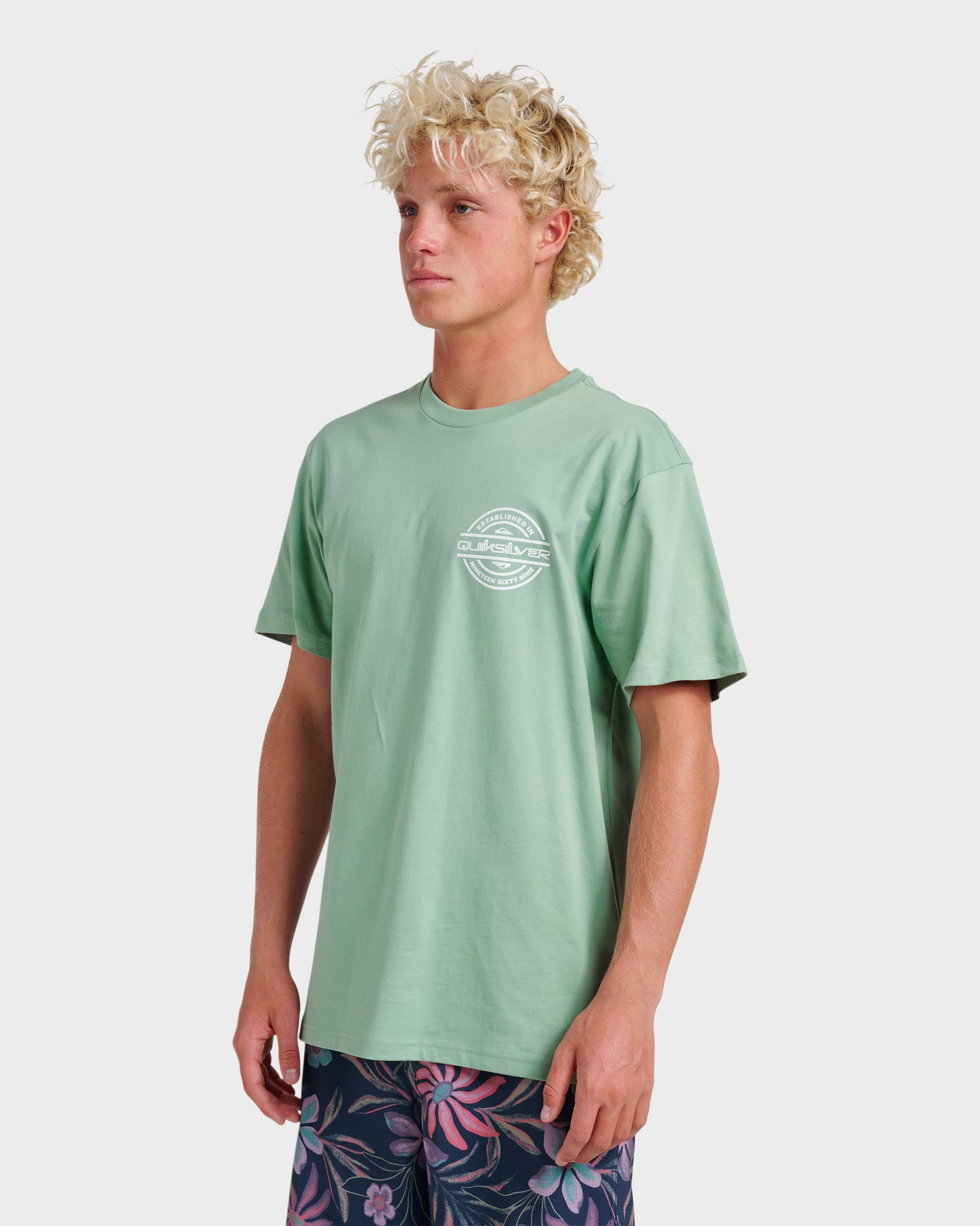 Mirrored Classic T-shirt - Granite Green - Image 3